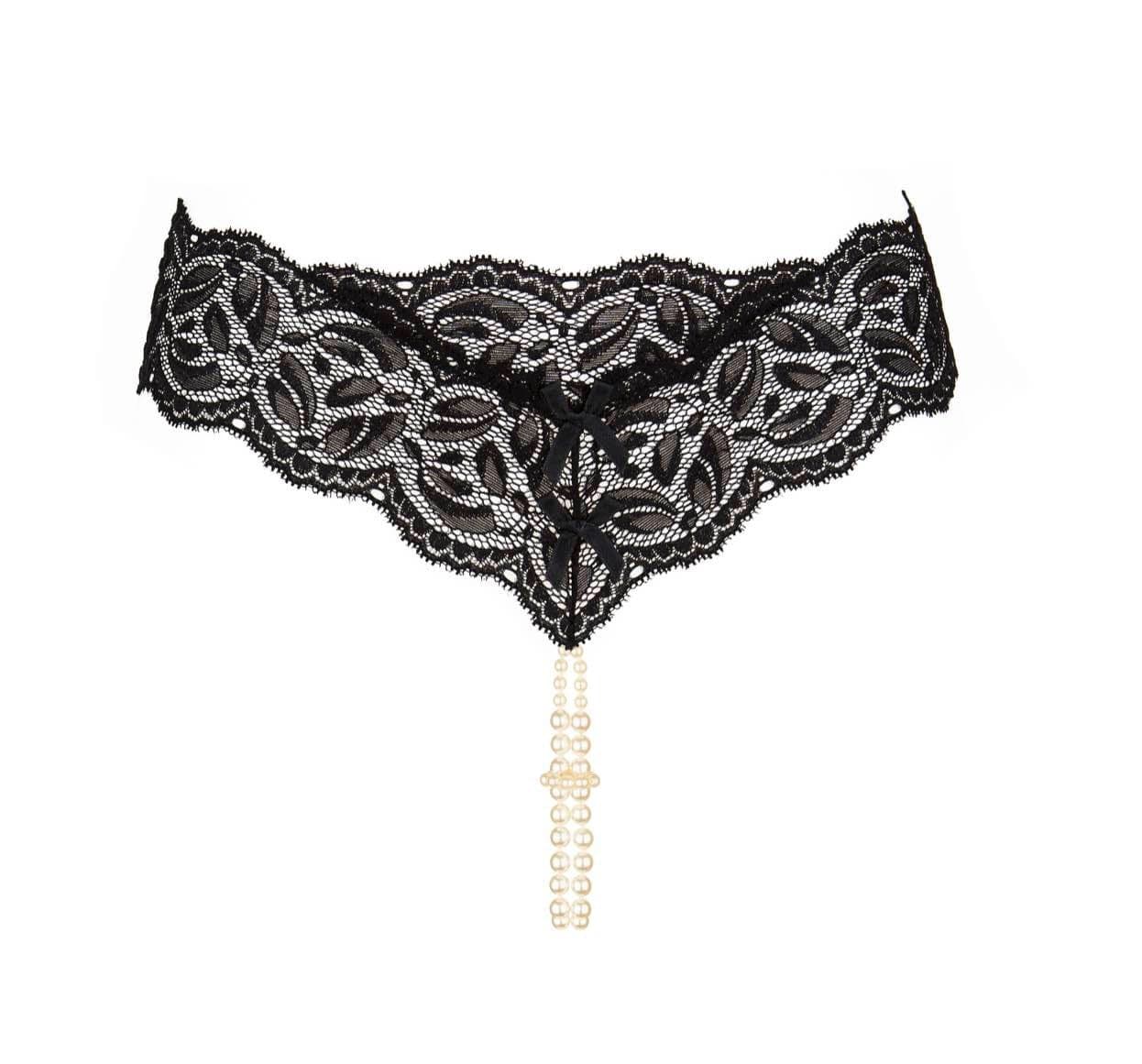 Bracli Perlenstring YOUR NIGHT with 2 Chains front of Klaudia-Lingerie
