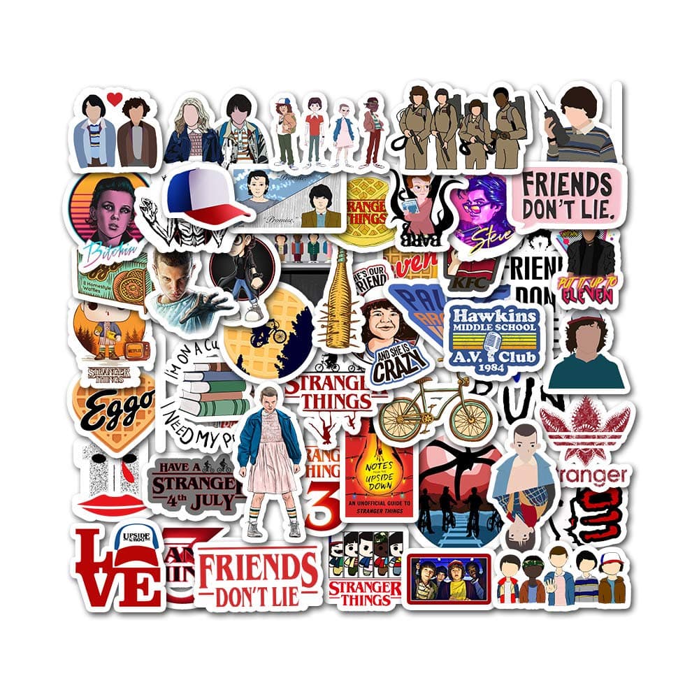 50Pcs/lot Stickers TV Show Stickers Anime Cartoon Truck/Laptop/Skateboard