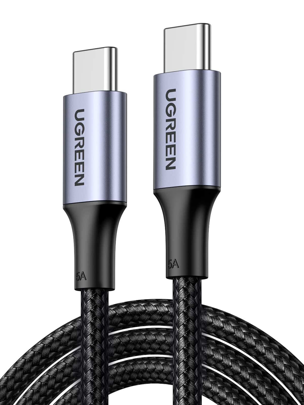 USB C to USB C Cable, 100W 2-Pack USB C Charger Cable for iPhone 17/17 Air/17 Pro/17 Pro Max/16, MacBook Pro, iPad Pro, Dell XPS, Samsung Galaxy S25/S24/S23 Ultra, Switch, Pixel, 6.6FT Black