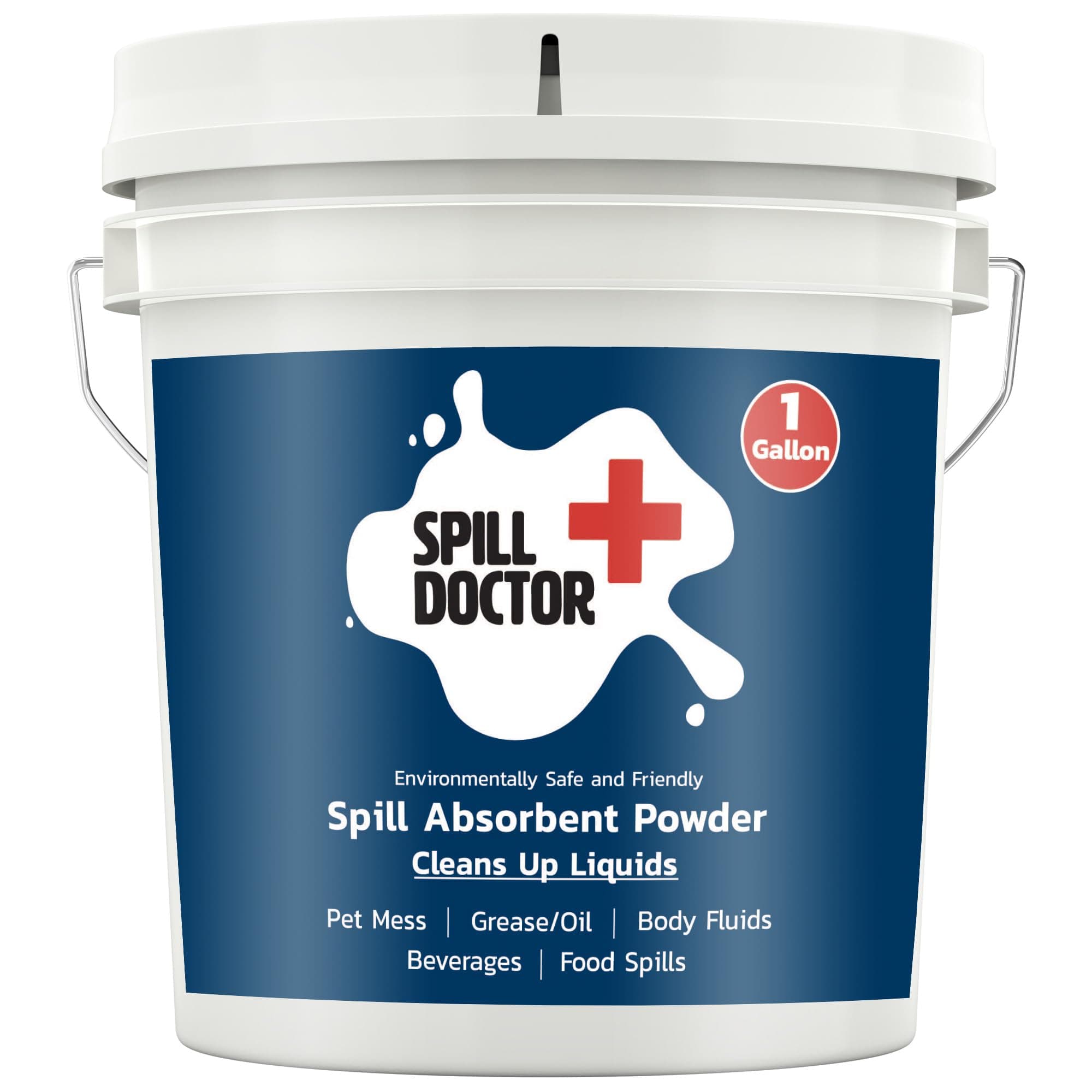 Absorbent Powder for Liquid Spills, Pet Accidents, Grease, Oil and Biohazards - A Quick Cleaning Solution for Home, Industrial, and Commercial Use