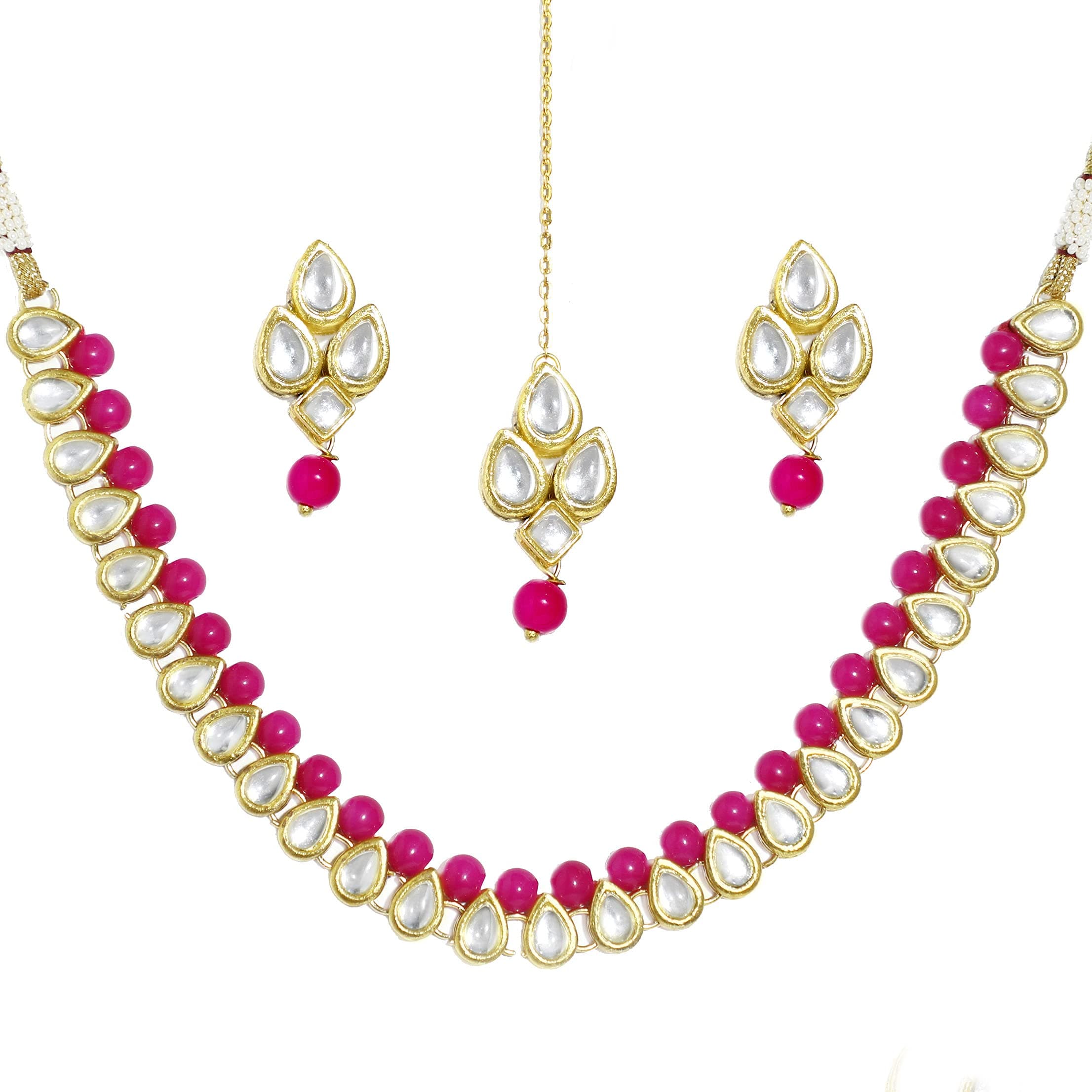 Karatcart Traditional Kundan Jewellery Set for Women