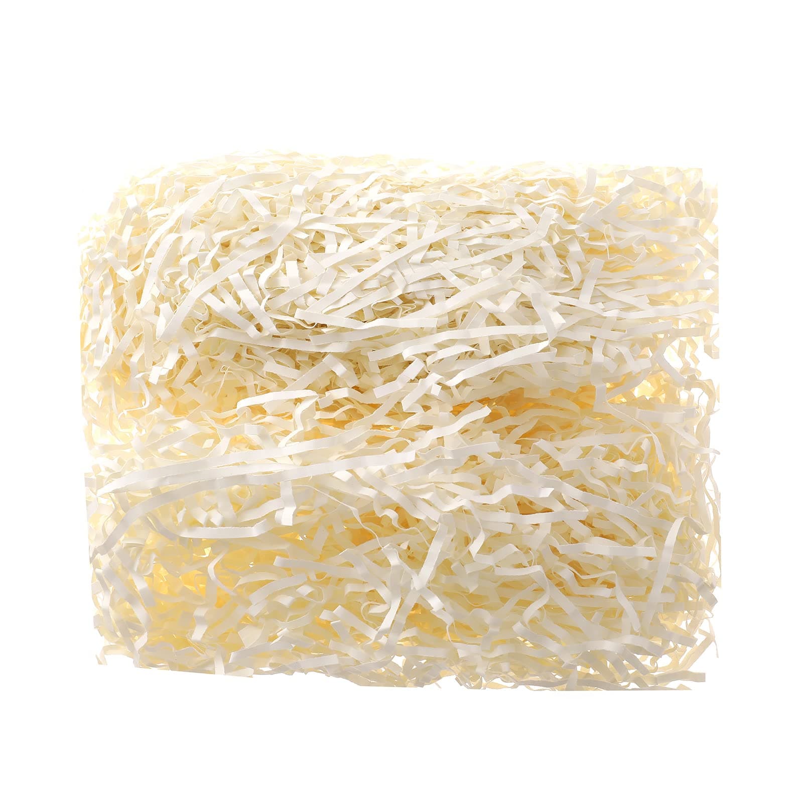 REDDOTGIFT® 50 Gram Crinkle Cut Paper Shred Filler Eco-friendly Confetti Crinkle Cut Paper Filling Shredded Paper for Gift Wrapping & Basket Filling (Offwhite, 50 gram)
