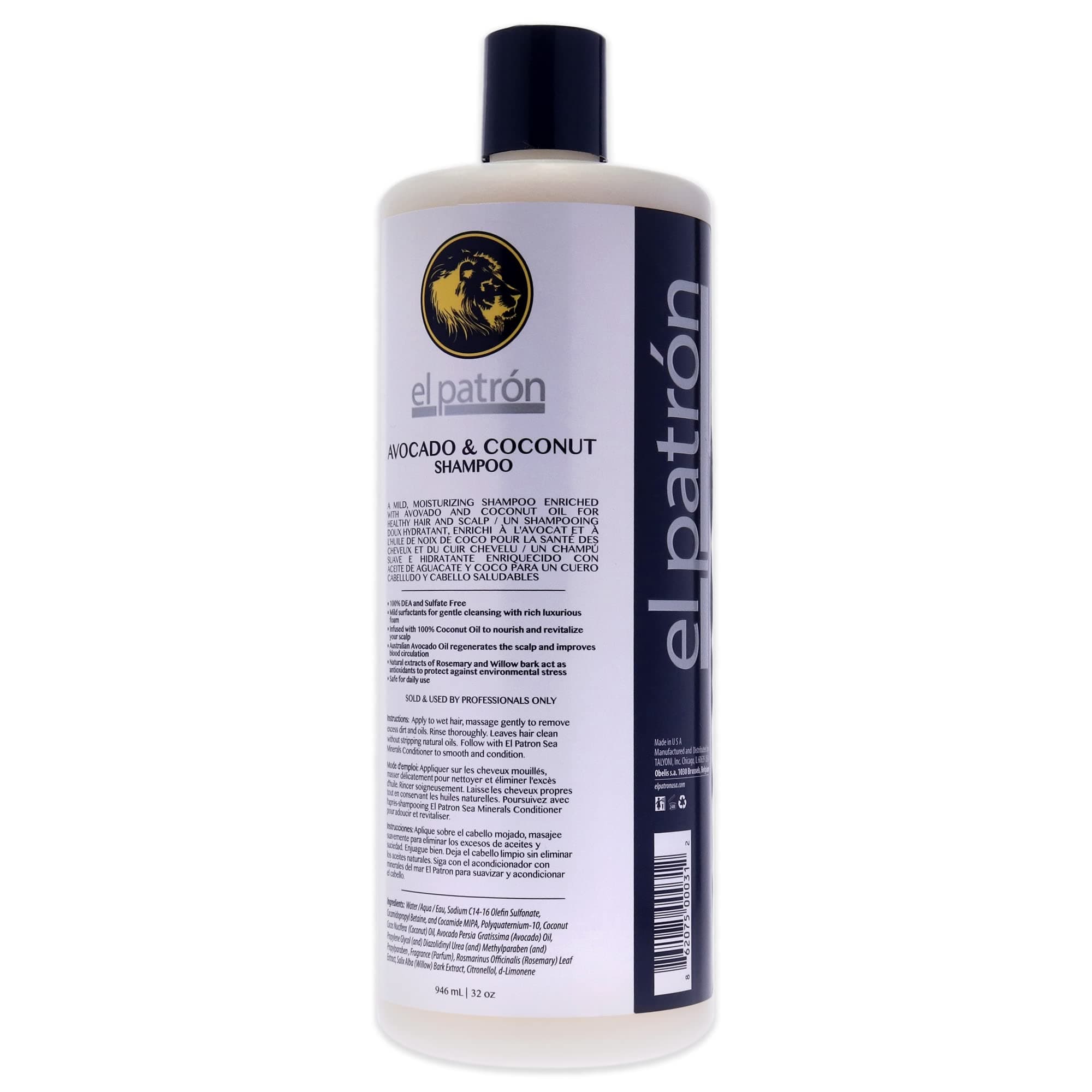 El Patron Avocado and Coconut Shampoo 32 oz (I0108105)