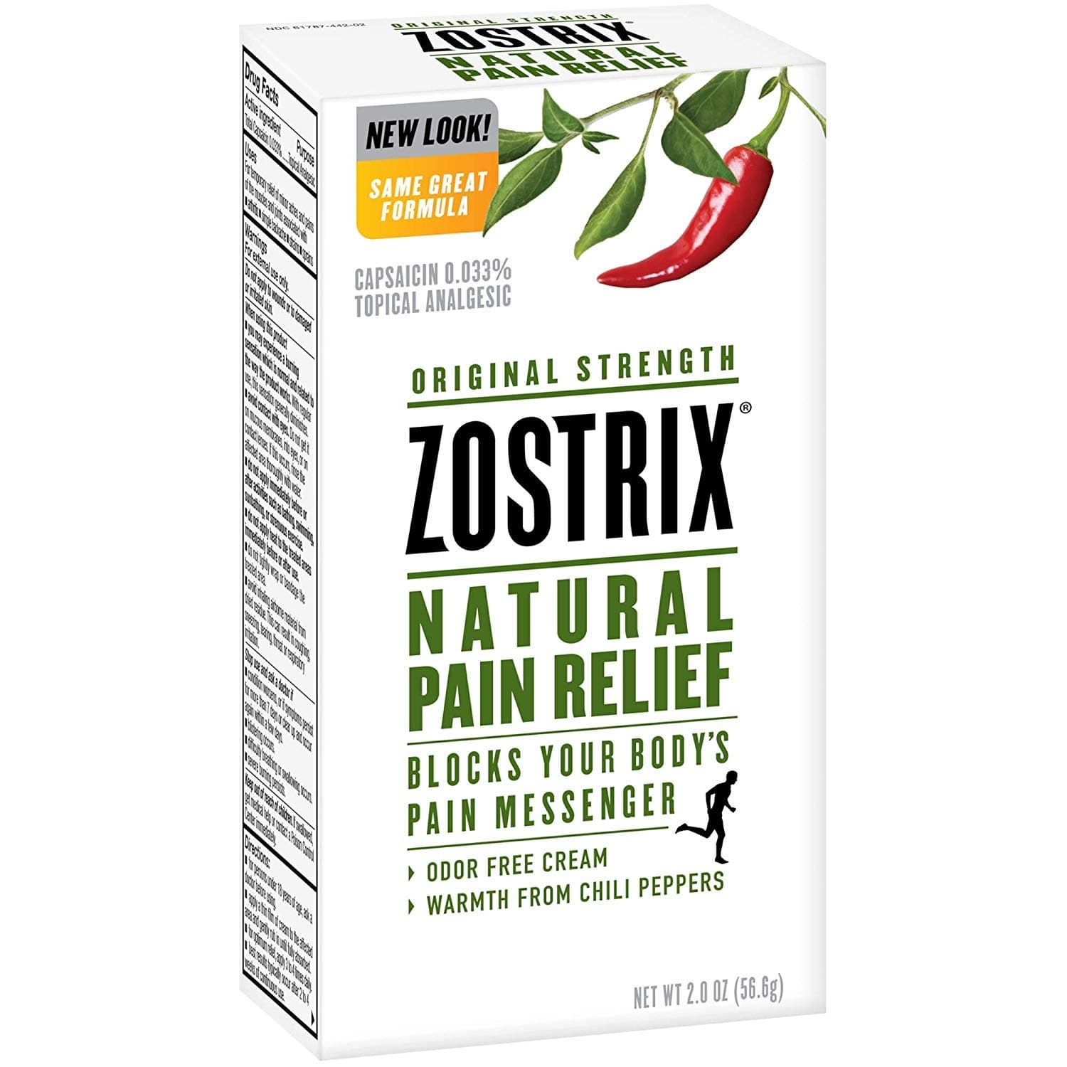 Zostrix Pain Relief Cream 2 Ounce