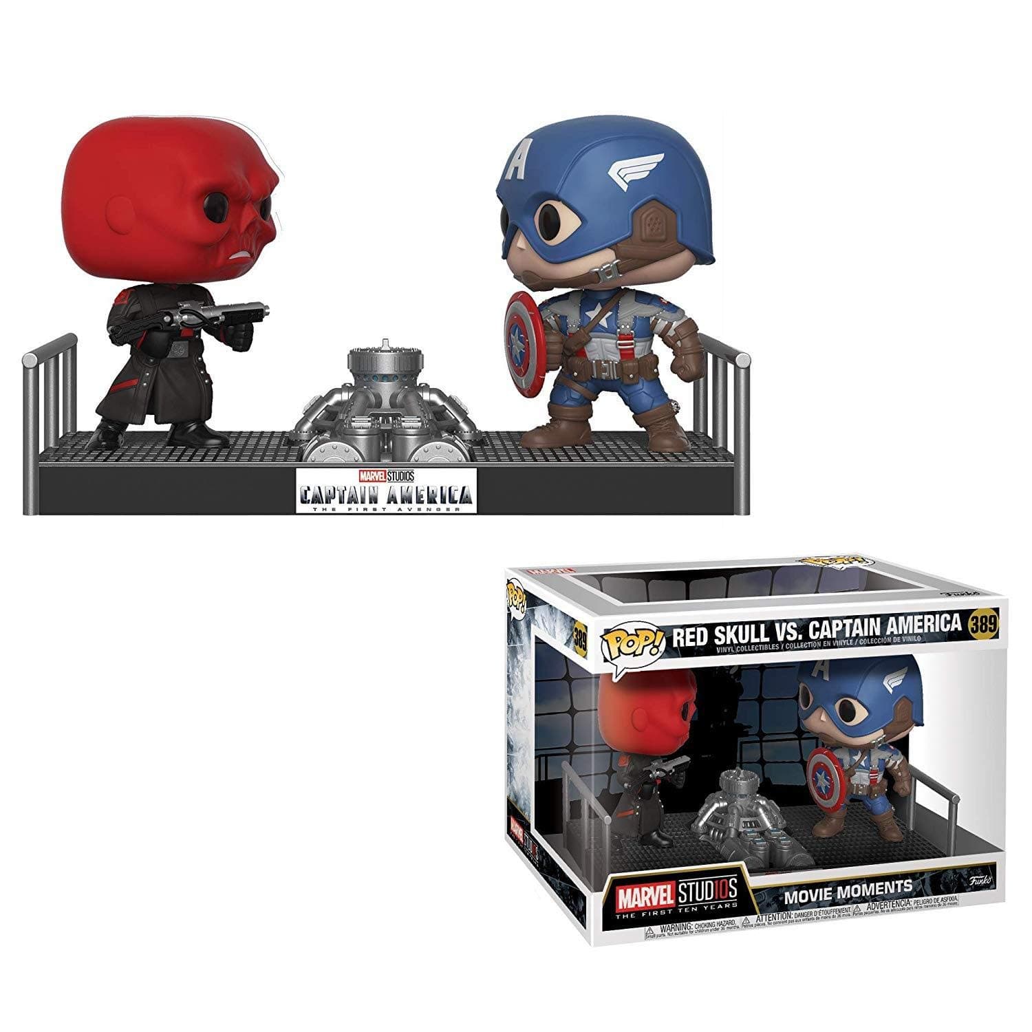 FUNKO POP! MOVIE MOMENT: Marvel- Captain America and Red Skull