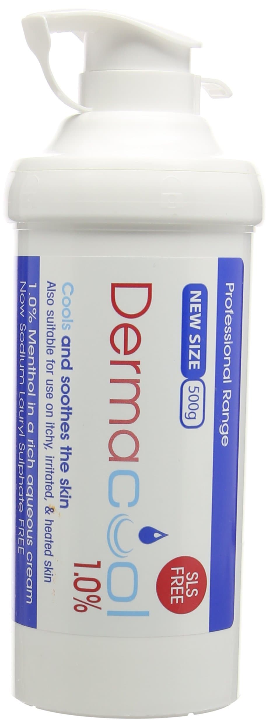 Dermacool Menthol in Aqueous Cream Cools and Soothes Skin 1 Pump Dispenser, 500g (Pack of 1)