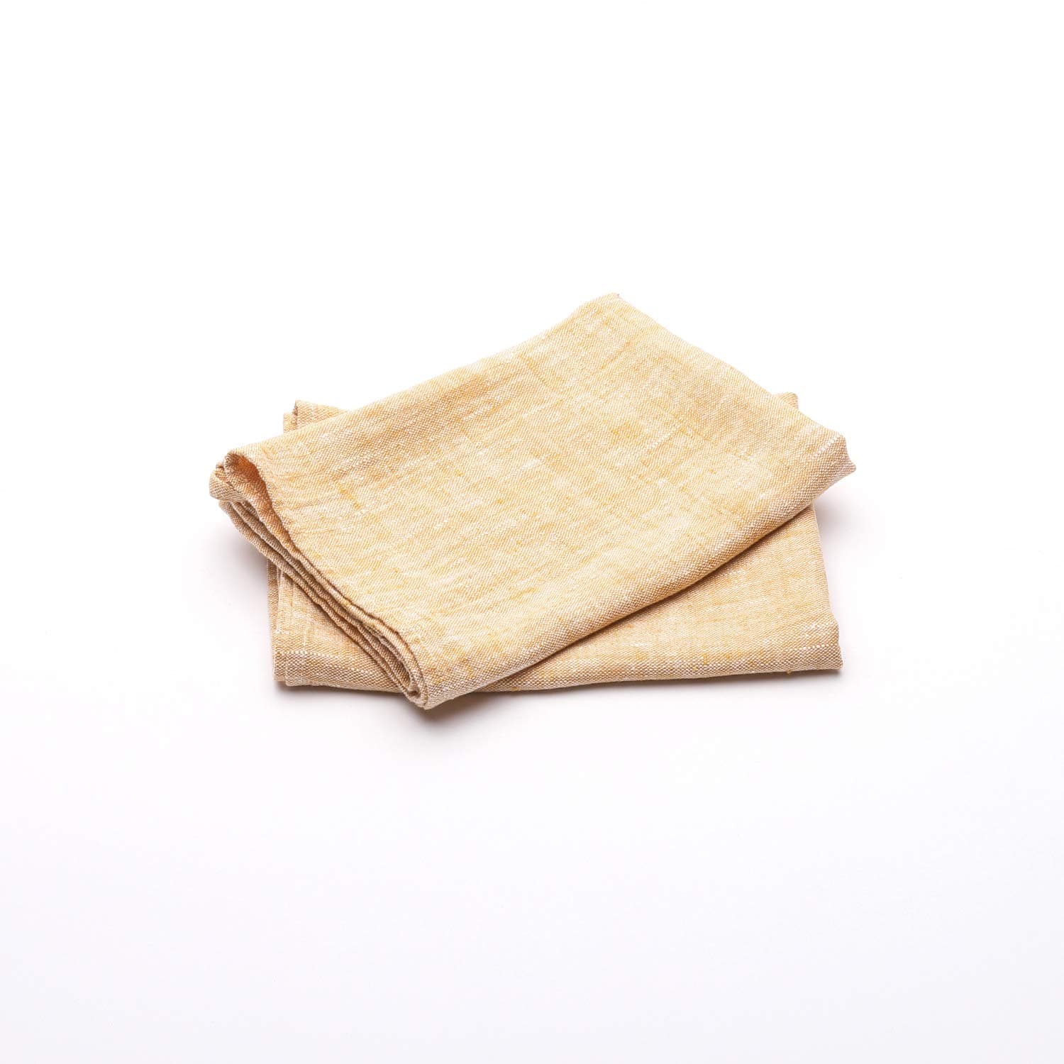 Set of 2 Gold Linen Hand Towels Francesca, 100% linen, Prewashed, Super Absorbent, Sustainable, Made in Europe