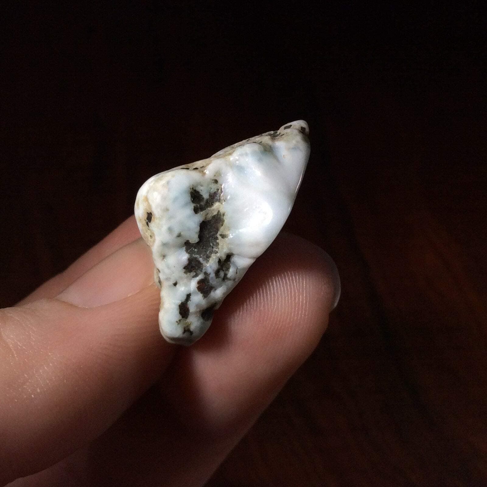 Tumbled Larimar Specimen 160735 26mm Stone of Healing Metaphysical SD-1983