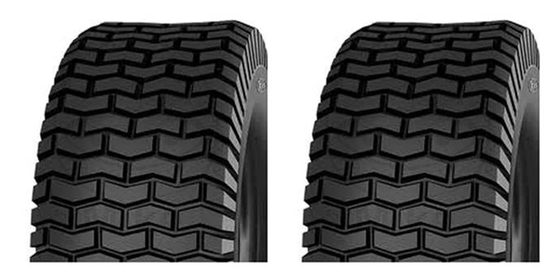 LOT OF TWO 16x6.50-8 16x6.50x8 4ply Rated Tubeless Turf Tires