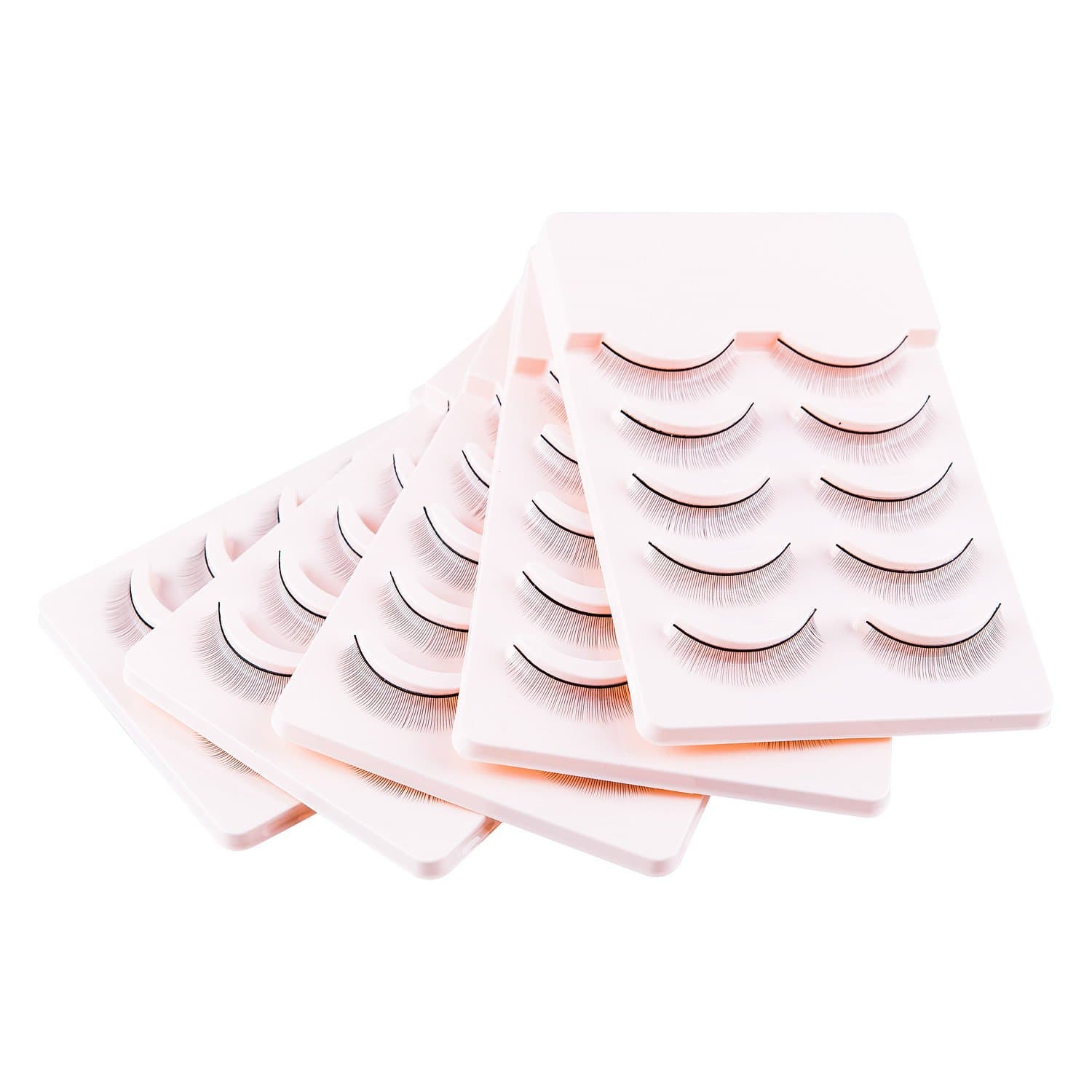 Kenzie Beauty Training Lashes for Eyelash Extension Teaching Practice Lashes 5 Pack