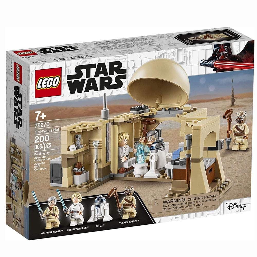 LEGO Star Wars: A New Hope OBI-Wan’s Hut 75270 Hot Toy Building Kit; Super Star Wars Starter Set for Young Kids (200 Pieces)
