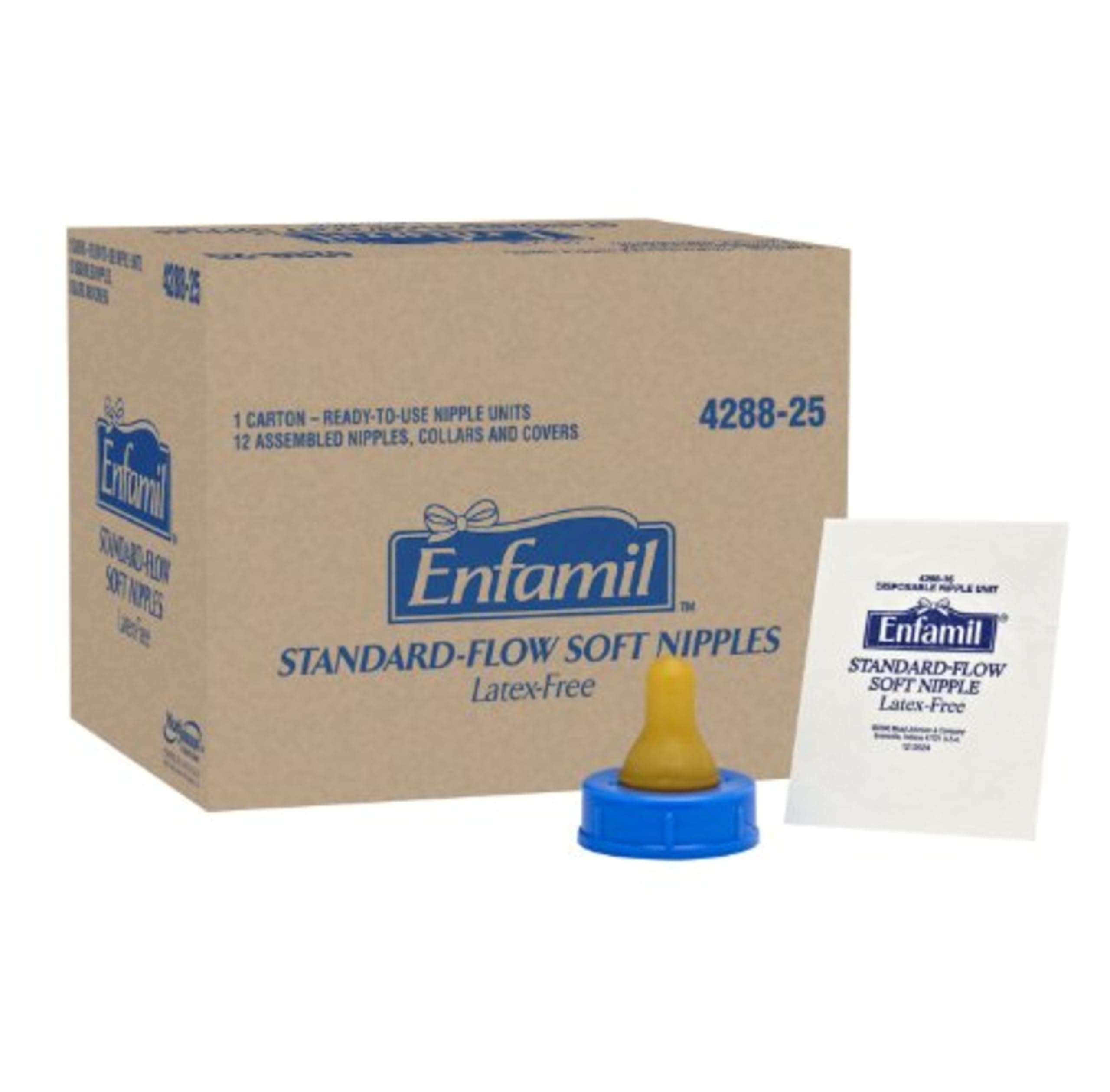 Enfamil Standard Flow Soft Nipple, 12 Count