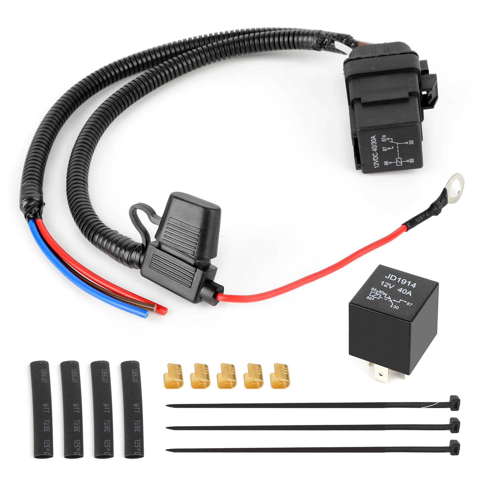 Fuel Pump Relay Wiring Kit for Dodge Ram 1500 Durango Grand Caravan,Chrysler Town & Country,Jeep Grand Cherokee Replace CBWPR091AA 04727370AA 4727370AA 68269523AD