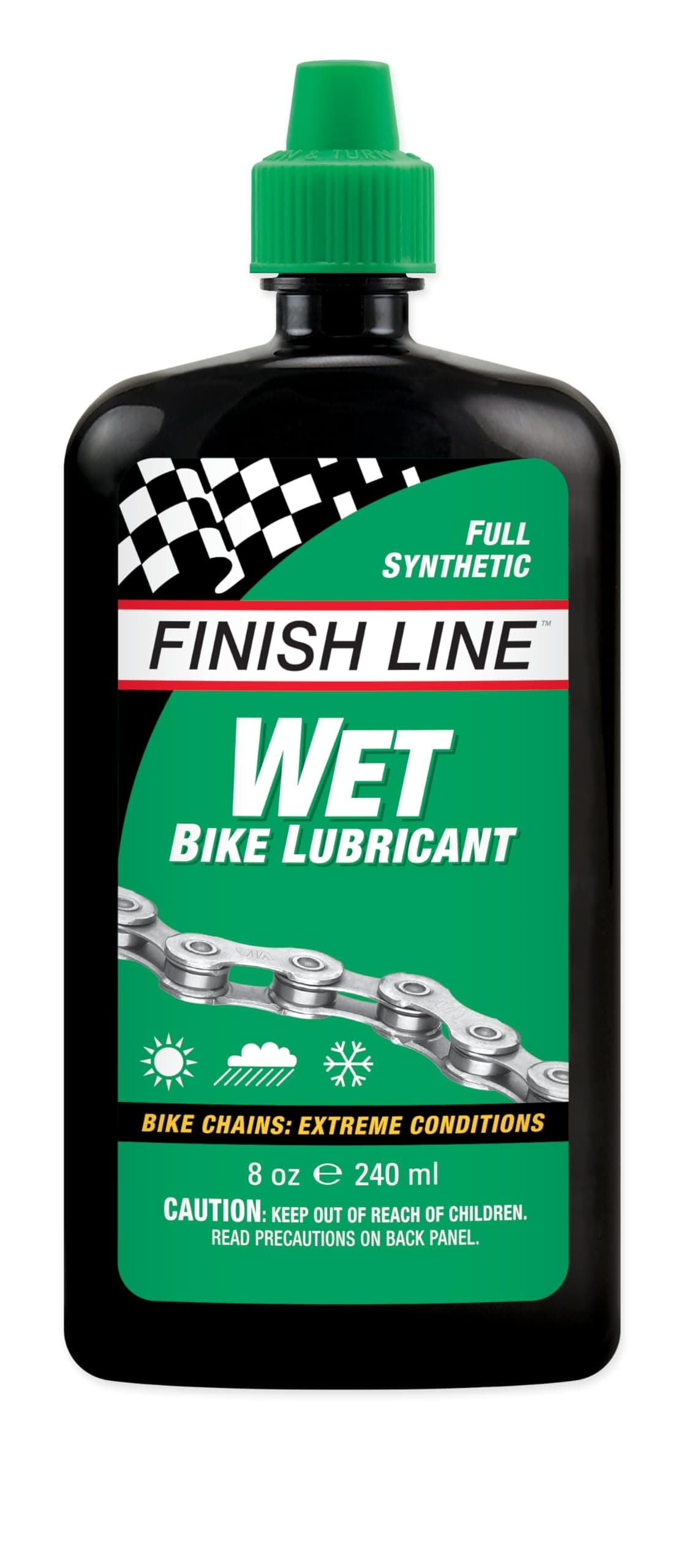 WET Bike Lubricant Squeeze Bottle, 8 oz.