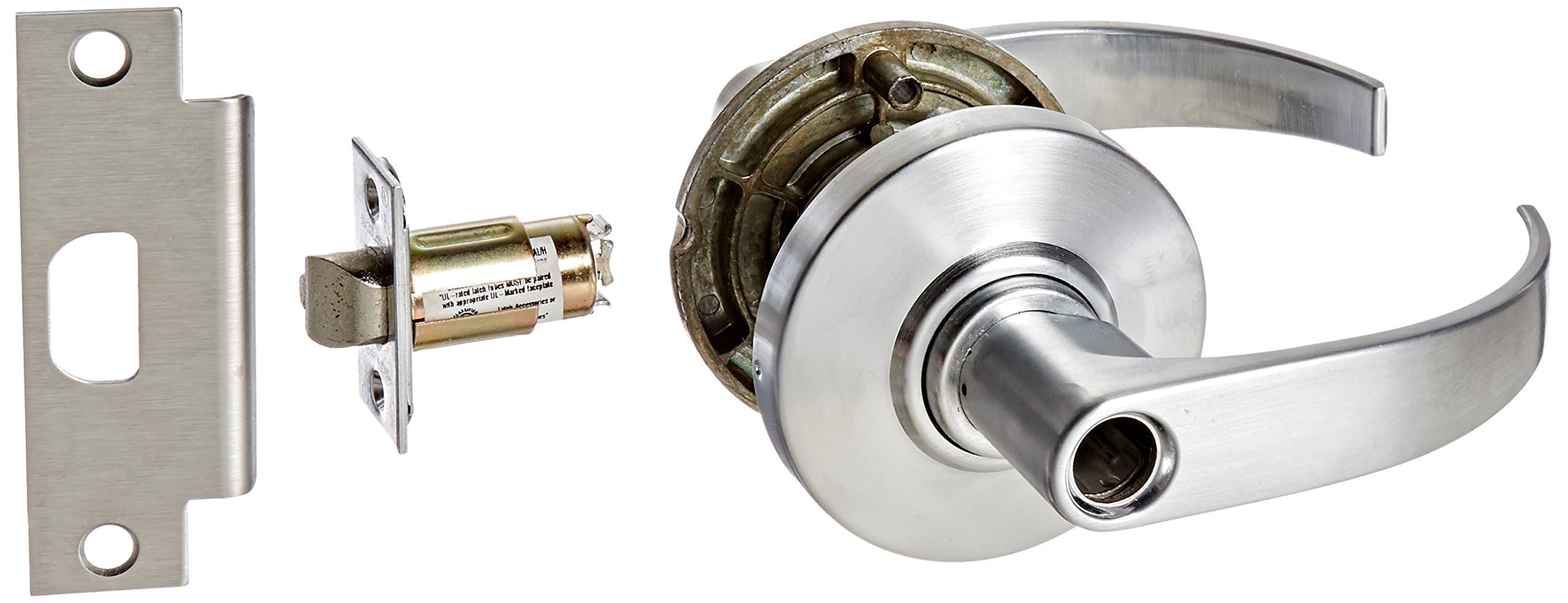 Schlage Commercial AL80NEP626 AL Series Grade 2 Cylindrical Lock, Storeroom Function, Neptune Lever Design, Satin Chrome Finish