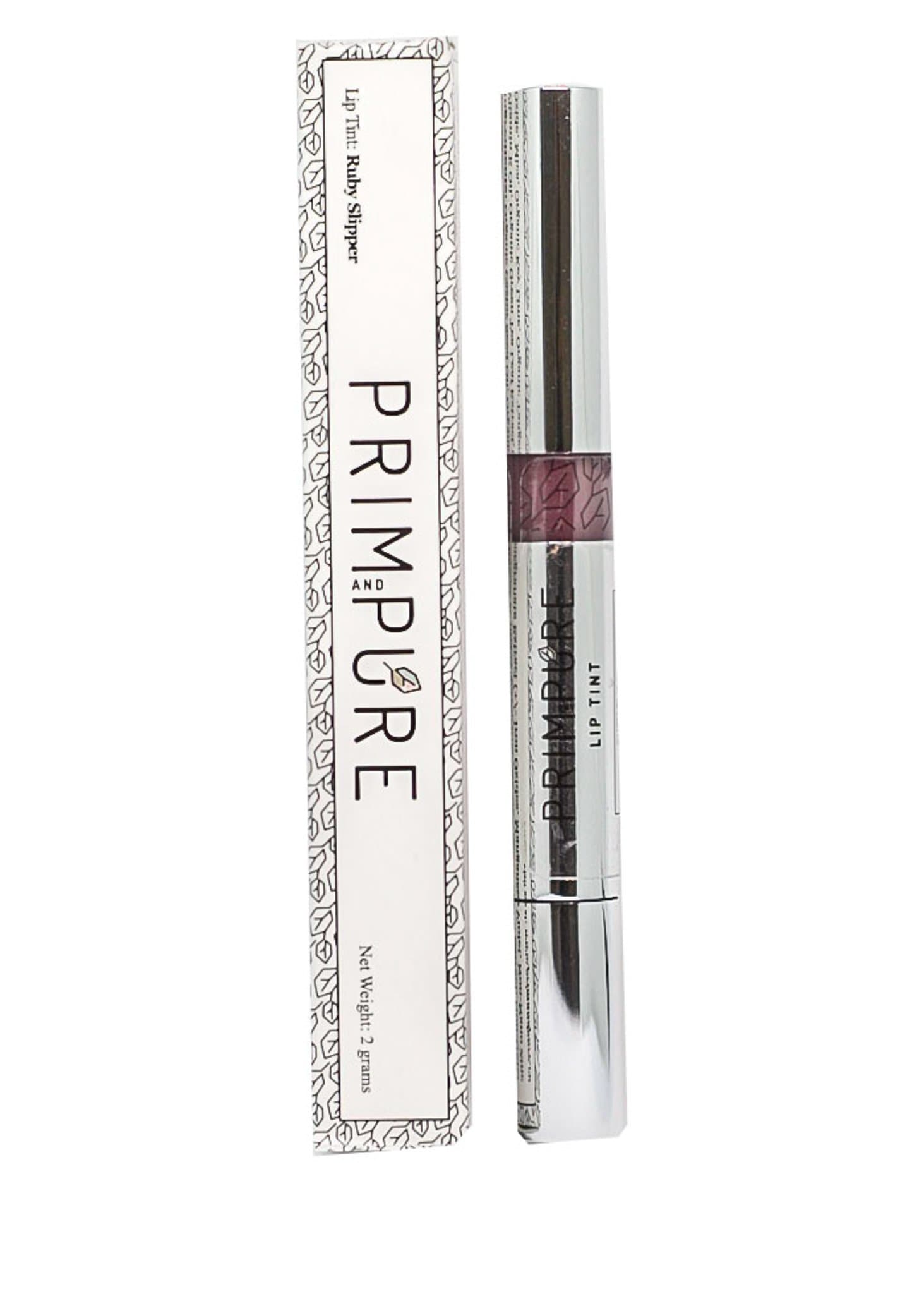 Prim and Pure Organic Roll-Up Lip Gloss | Moisturizing and Naturally Pigmented with Organic Ingredients | Non-Toxic Formula & Cruelty Free | Hydrating Formula | Made in USA (Ruby Slipper)