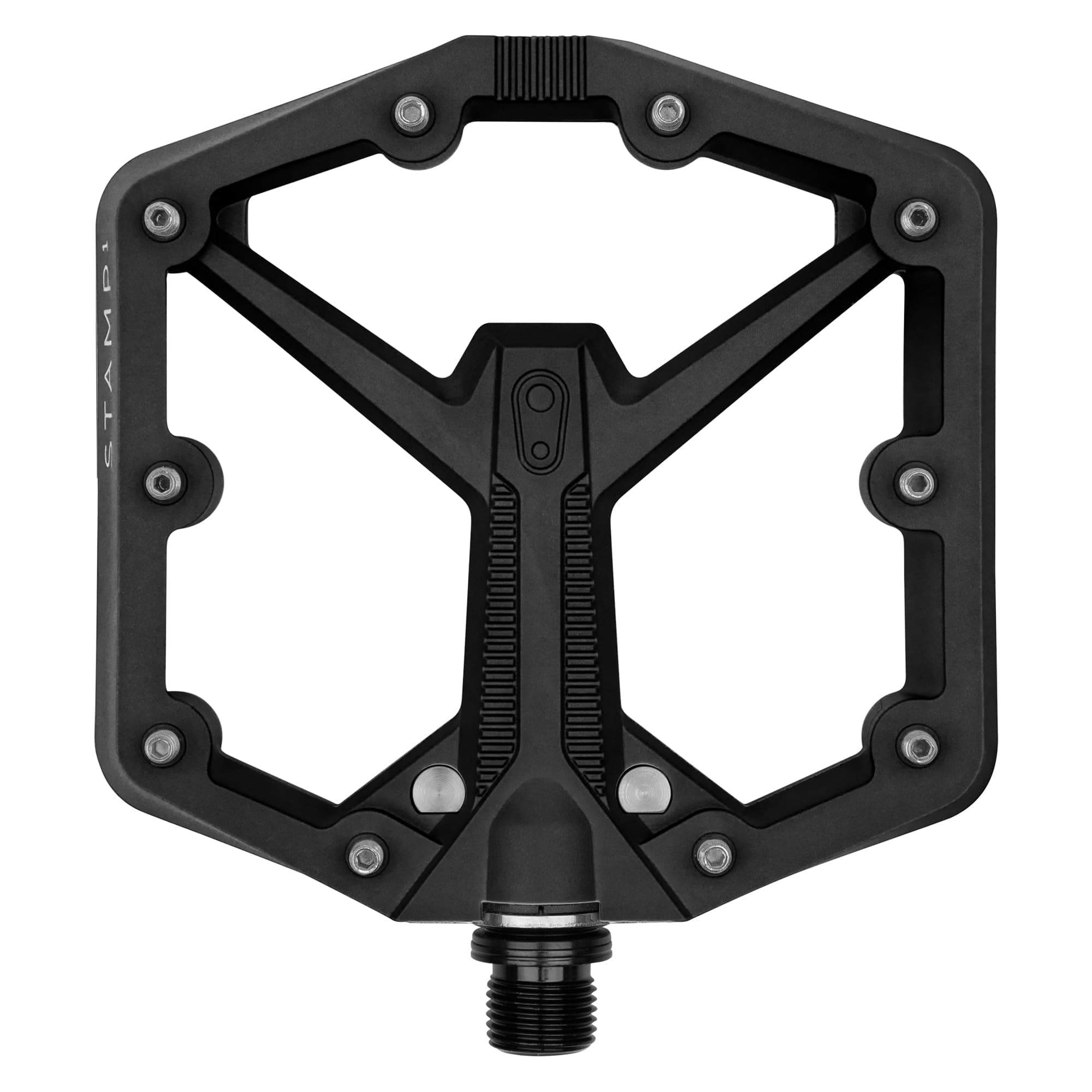 Crankbrothers Stamp Flat BMX/MTB Bike Pedal - Platform Bicycle Pedal, Minimal Profile, Adjustable Grip