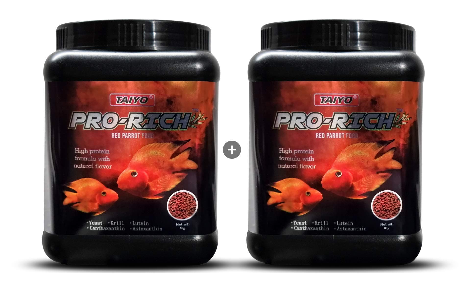 Pro Rich Red Parrot Food, 80 g (Pack of 2)
