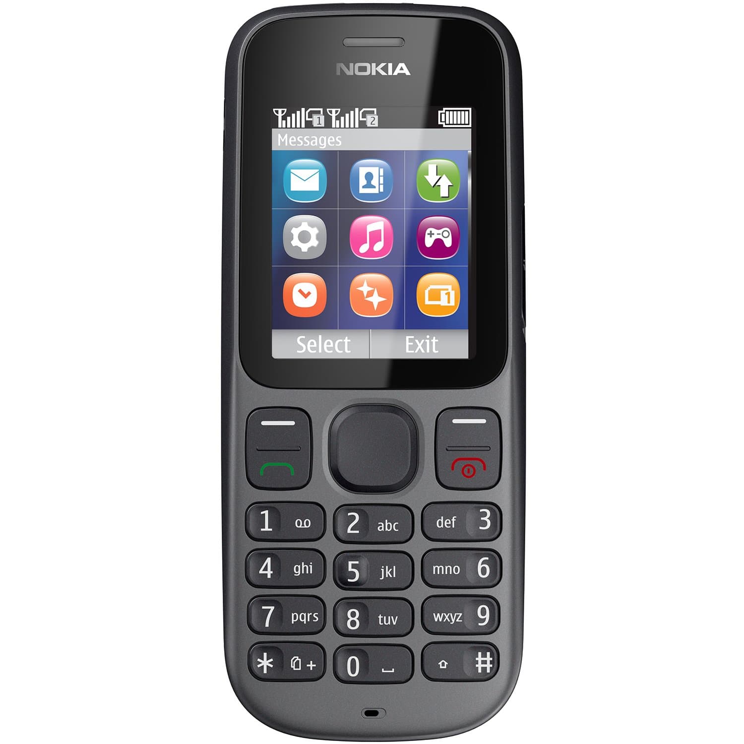 Nokia Nokia 101 Dual SIM Music Phone (Unlocked) - Phantom Black