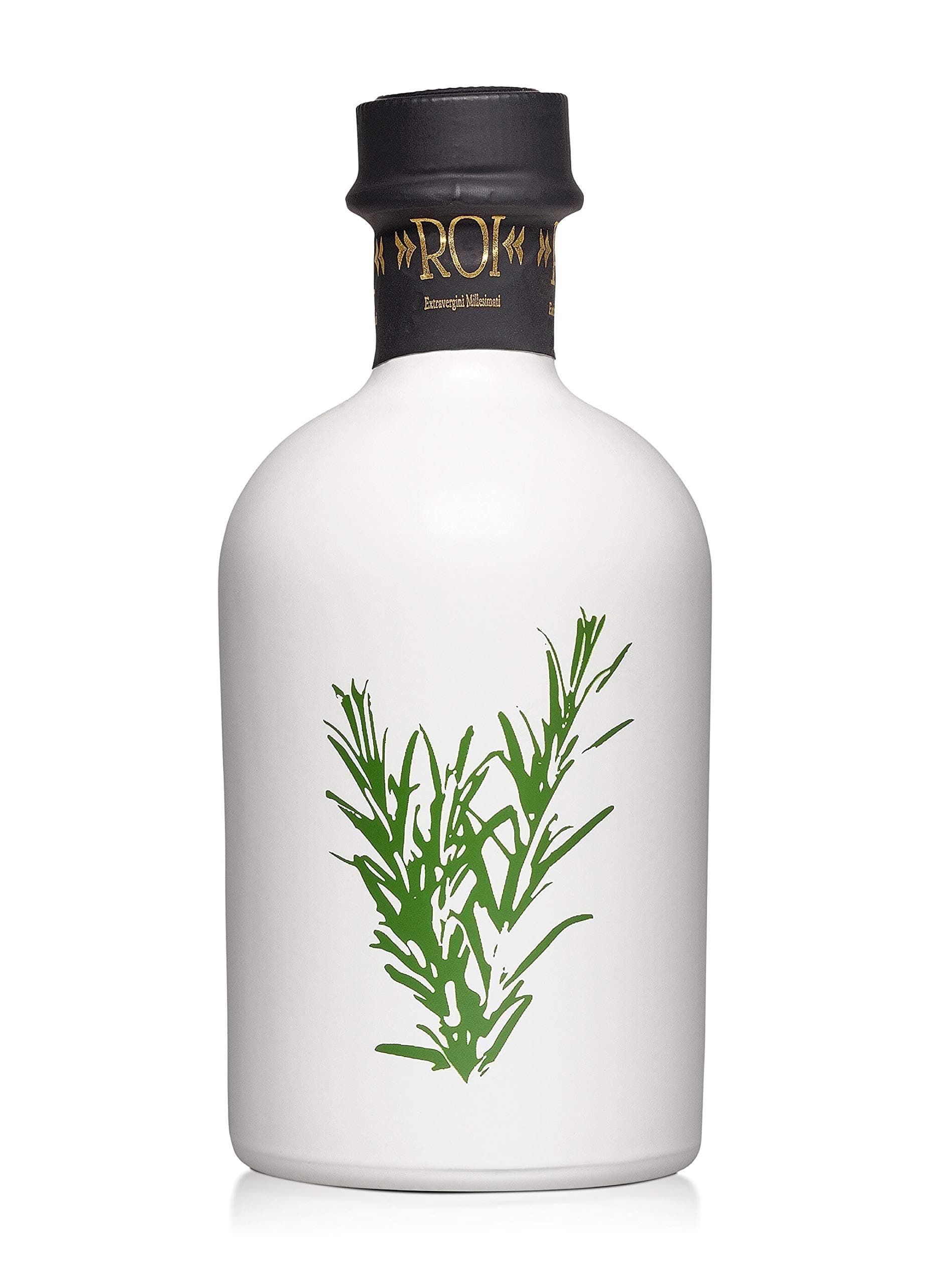 ROI Rosemary Infused Olive Oil - 100% Natural, Italian Gourmet Extra Virgin Olive Oil - Cold Pressed with Real Rosemary, 8.45 fl oz / 250 ml