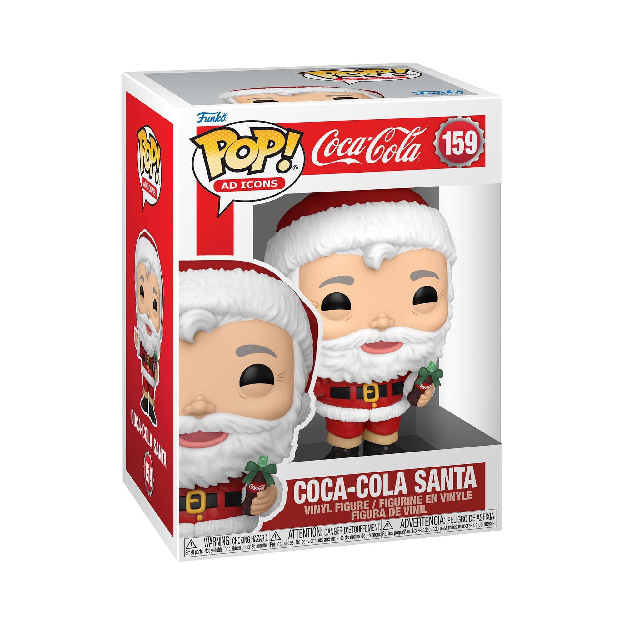 Pop! Ad Icons: Coca-Cola - Santa Claus - Collectable Vinyl Figure - Gift Idea - Official Merchandise - Toys for Kids & Adults - Ad Icons Fans - Model Figure for Collectors and Display