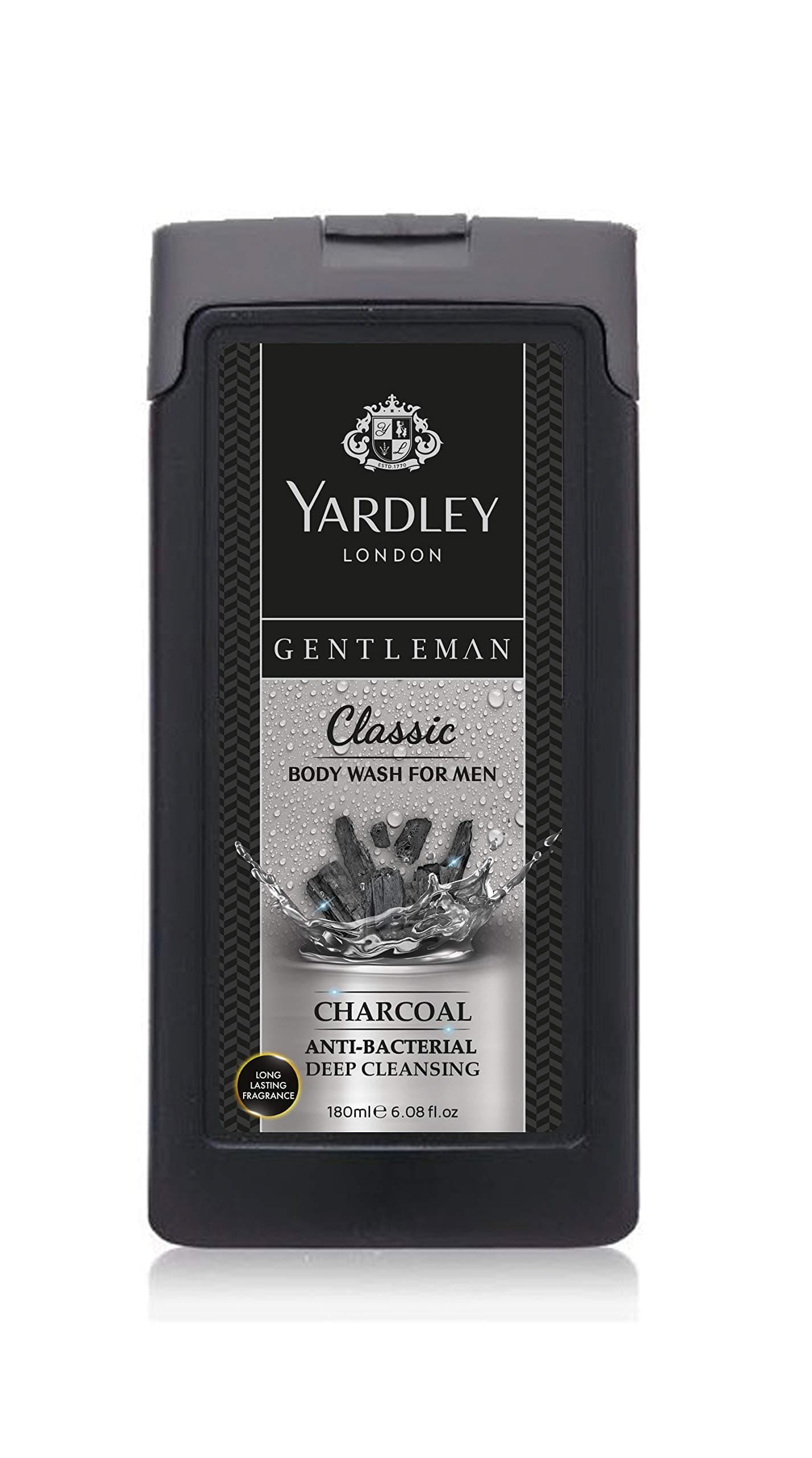 Yardley Gentleman Antibacterial Deep Cleansing Body Wash - Classic, 180 ml