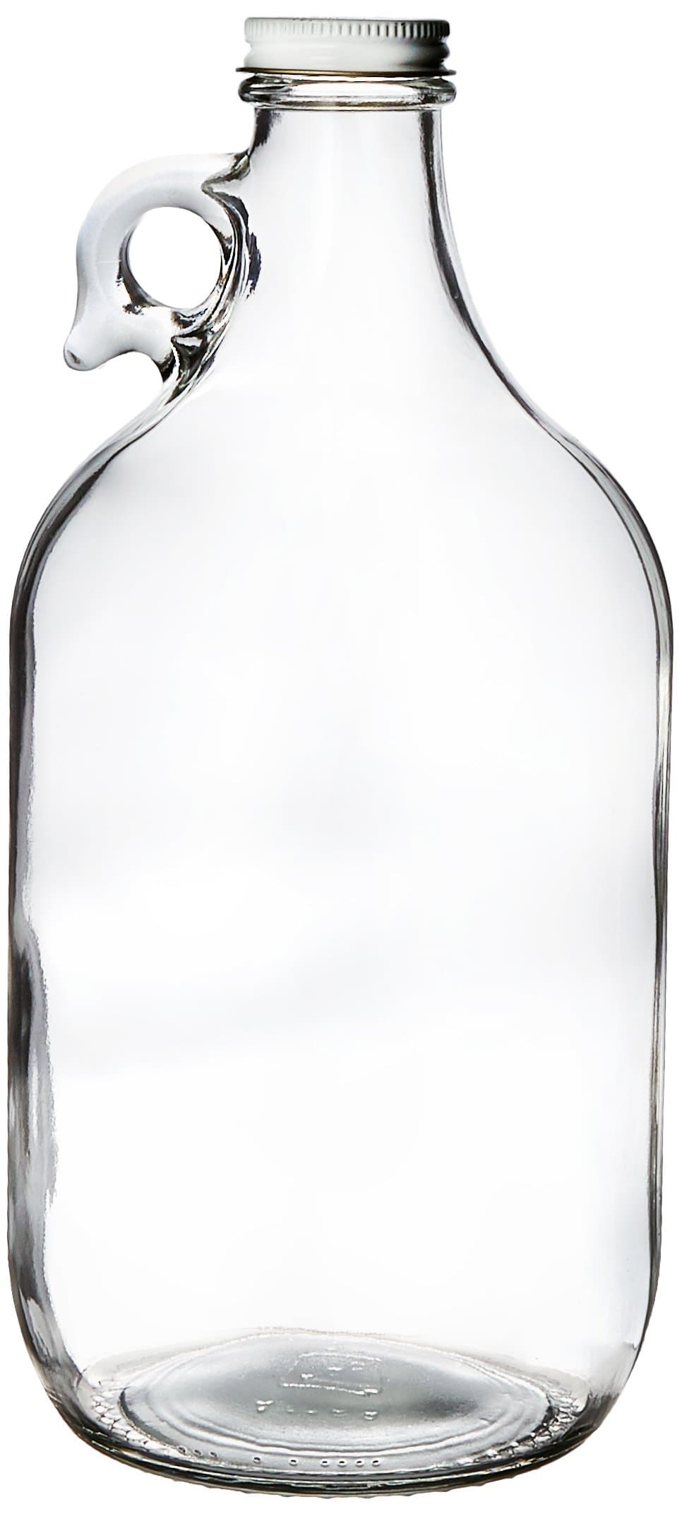 Kombucha Brooklyn 13-DXKS-HM6G Growler, clear glass half-gallon (64oz) with lid
