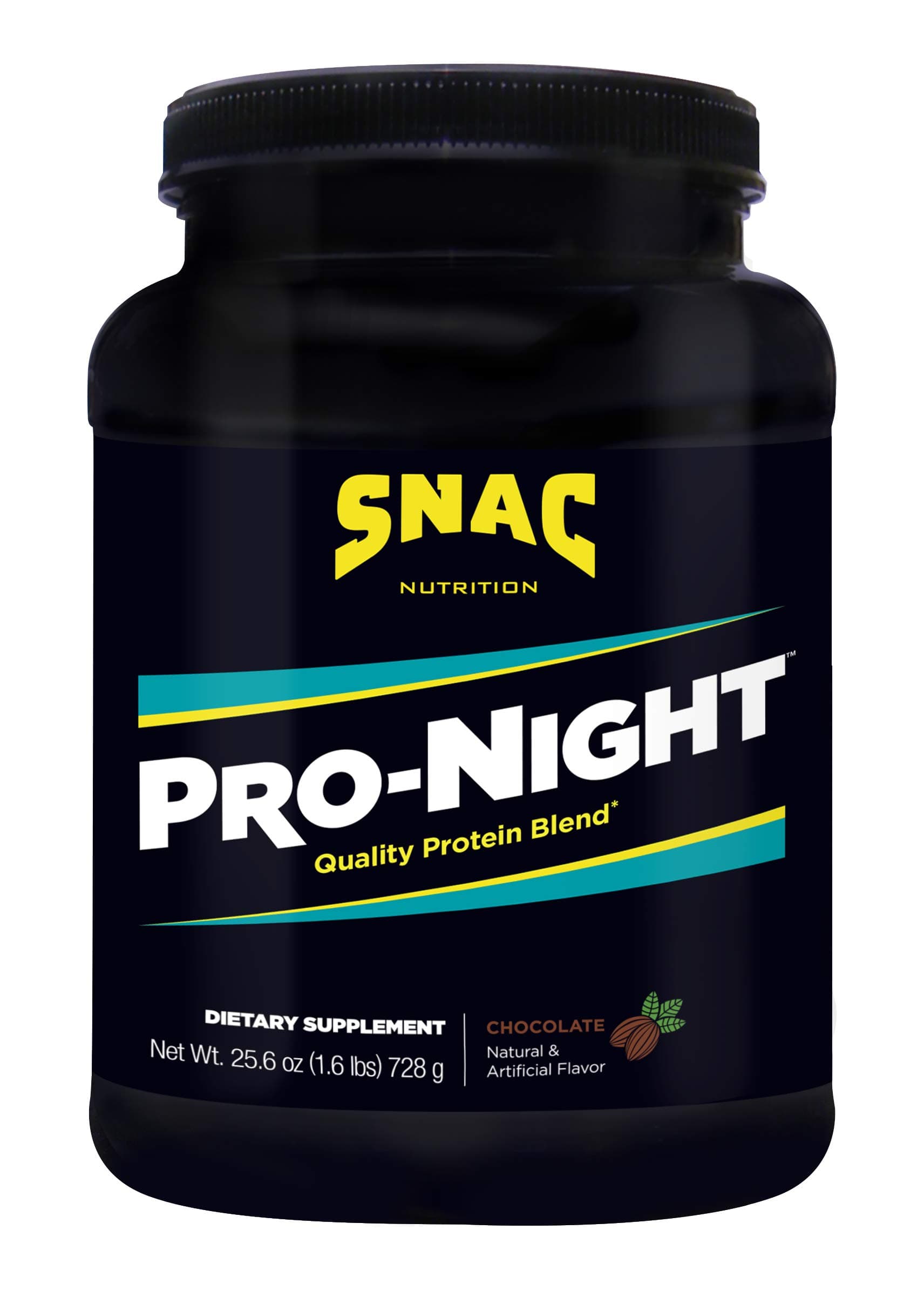 Pro-Night Quality Protein Blend for Nighttime Muscle Recovery, Chocolate