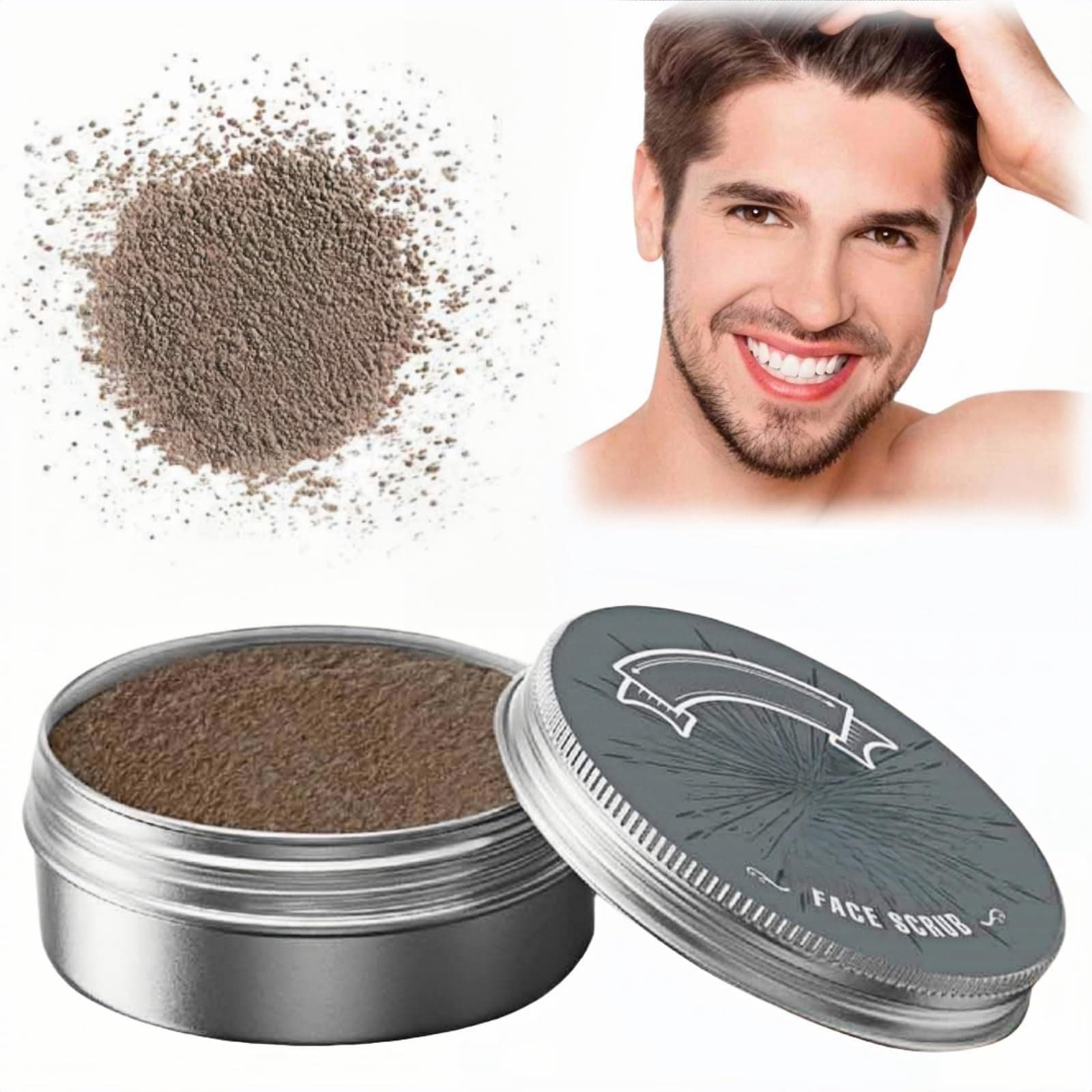 Ultra-Performance Face Scrub for Men,Exfoliating Face Scrub for All Skin