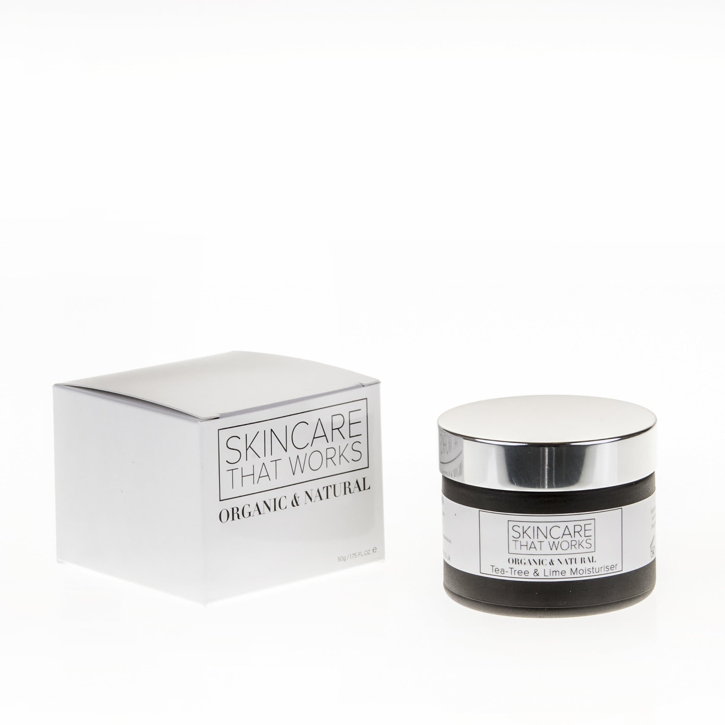 Skincare That Works Tea Tree and Lime Moisturiser Body Cream for Acne Prone Skin