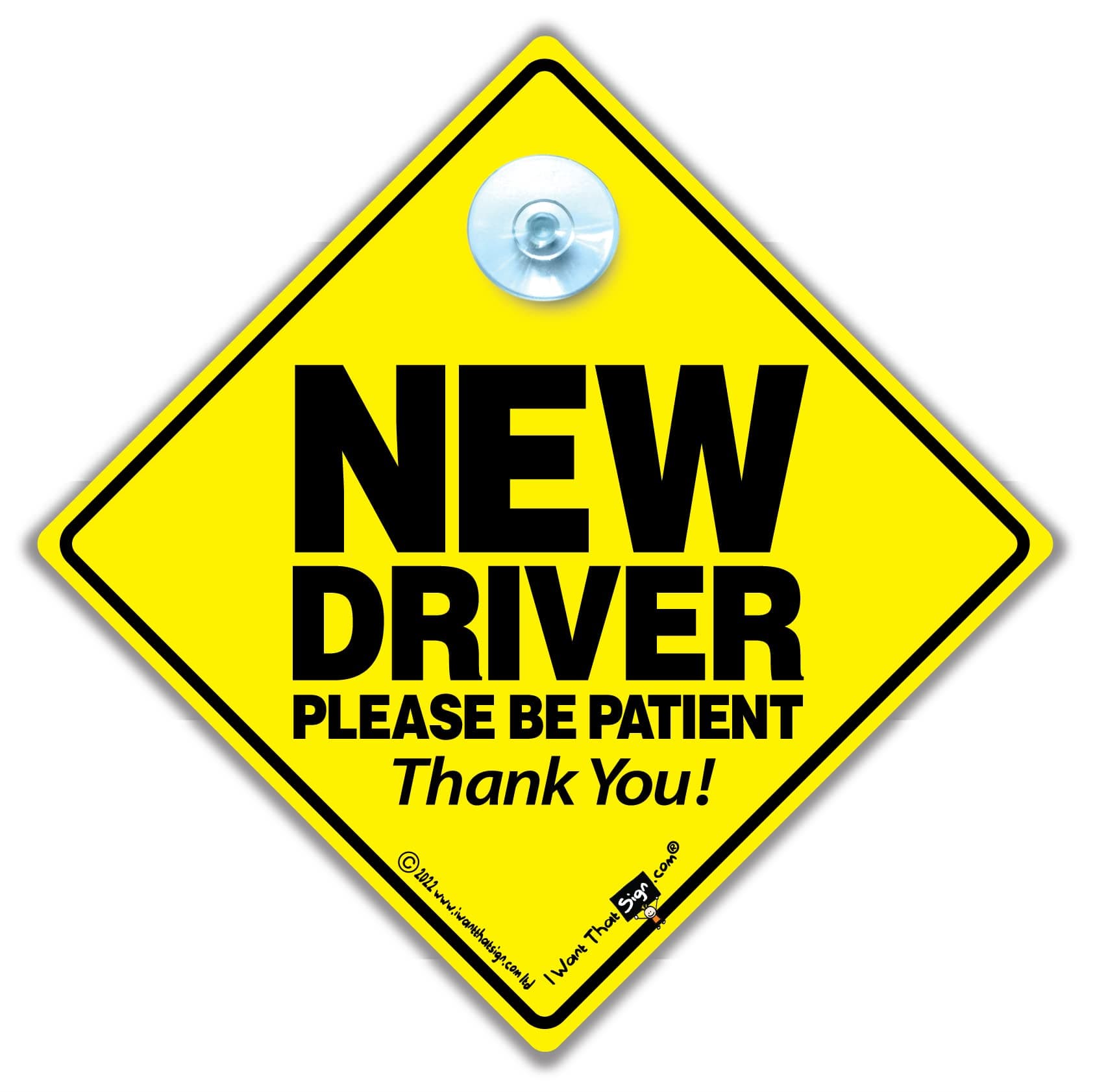 Learner Driver P Plate Sign,14cm