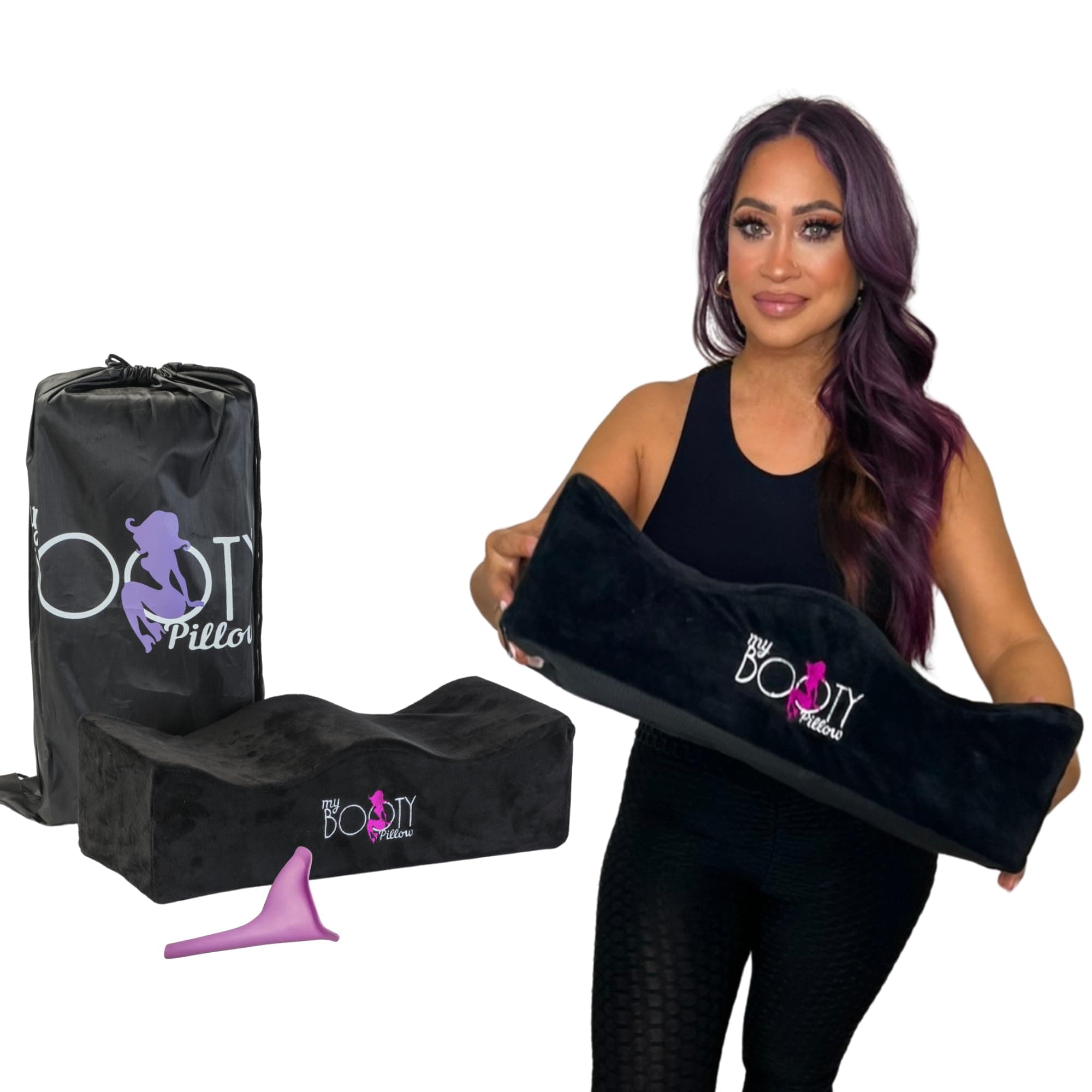 BBL Pillow After Surgery Lifting Cushions, Lightweight Butt Pillow with Female Urinal, Soft Cojin Post Operatorio BBL Butt Cushion, Booty Pillow BBL Post Surgery Supplies