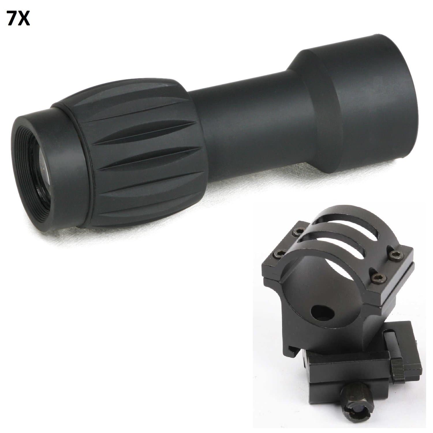 Mako 7X Magnifier for Red Dot/Reflex Sights (3rd Generation) - Black