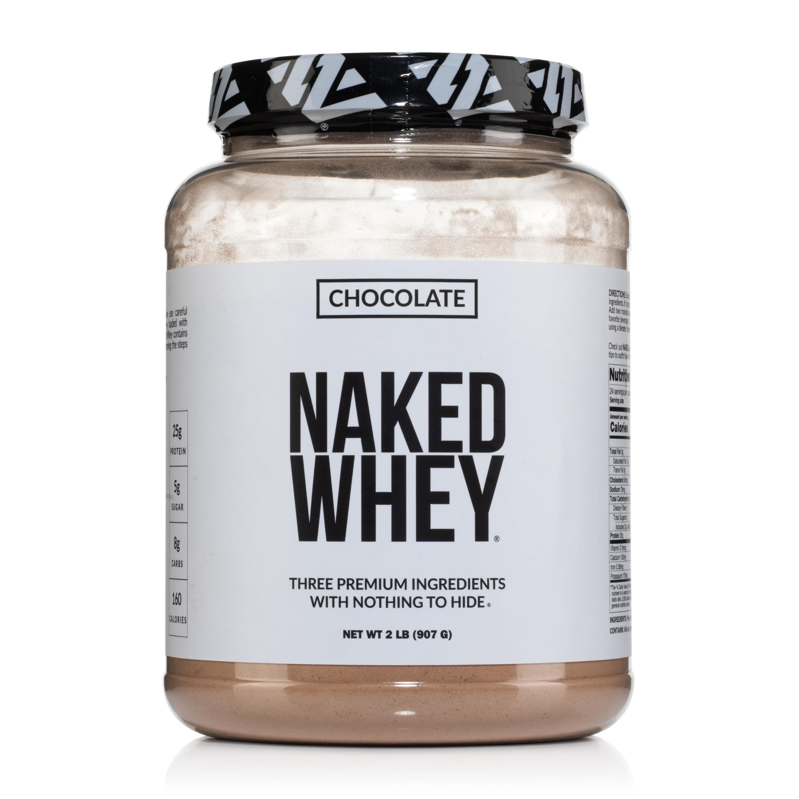 nutrition Whey Chocolate Protein Powder - Only 3 Ingredients - Grass Fed Whey Protein Powder, Organic Chocolate and Organic Coconut Sugar, No GMO, No Soy, and Gluten Free - 24 Servings