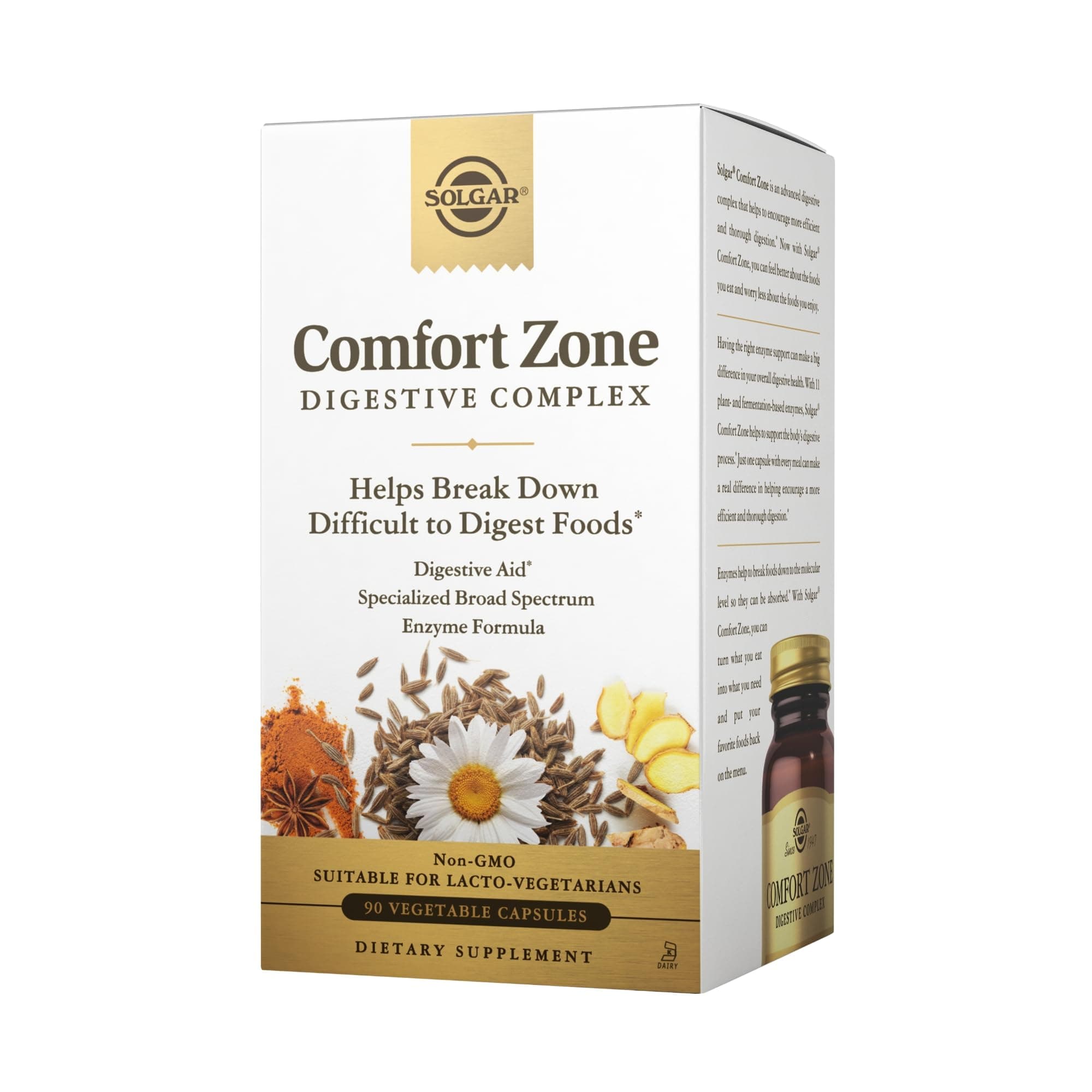 – Comfort Zone Digestive Complex, 90 Vegetable Capsules