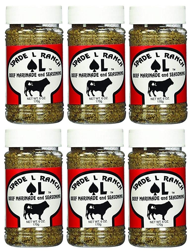 Spade L Ranch Beef Marinade and Seasoning 6 Oz. (Pack of 6)