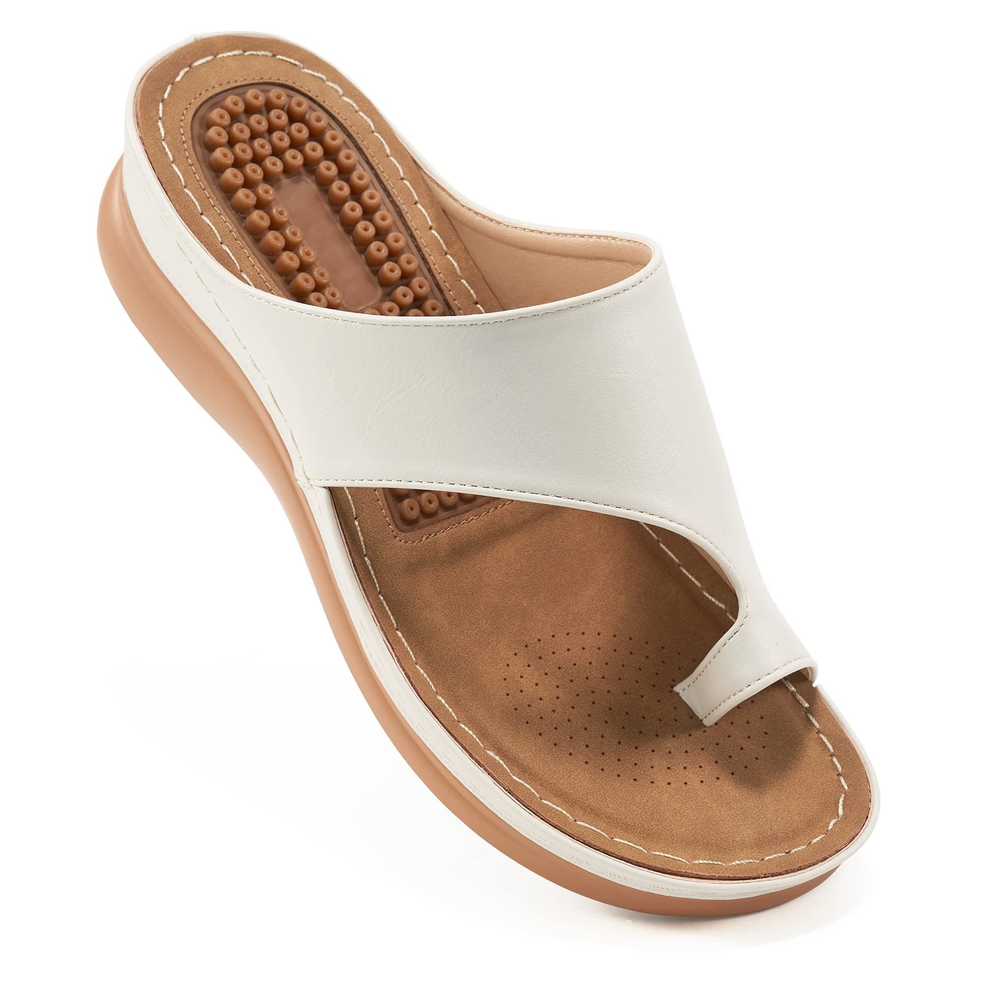 Sandals for Women Wedge Shoes: Comfortable Orthopedic Sandals Womens Dressy Summer Flip Flops Casual Walking Wedges