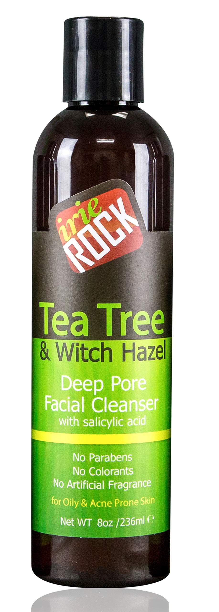 Tea Tree & Witch Hazel Deep Pore Acne Cleanser: Acne Face Wash with Salicylic Acid Cleanser - Face Wash for Oily Skin & Cleanser for Acne Prone Skin - Natural Acne Wash for Men & Women - 8oz