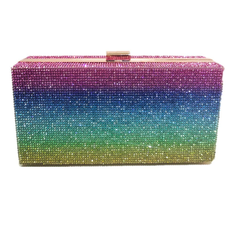 Classic Dollar Style Evening Bags With Diamond Shoulder Bag Wallet Clutch