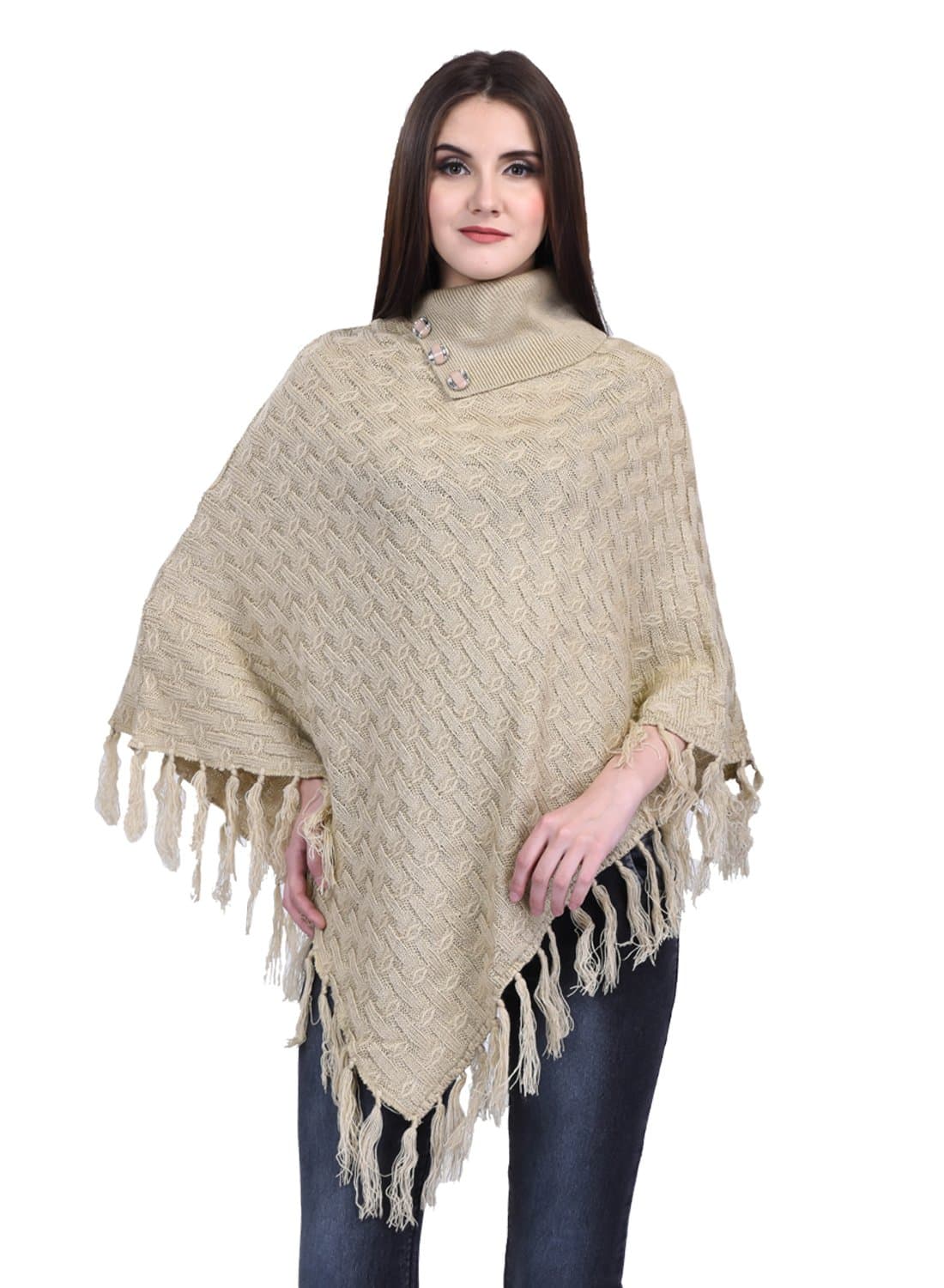 eWoolsWomen's Wool Long Length Poncho