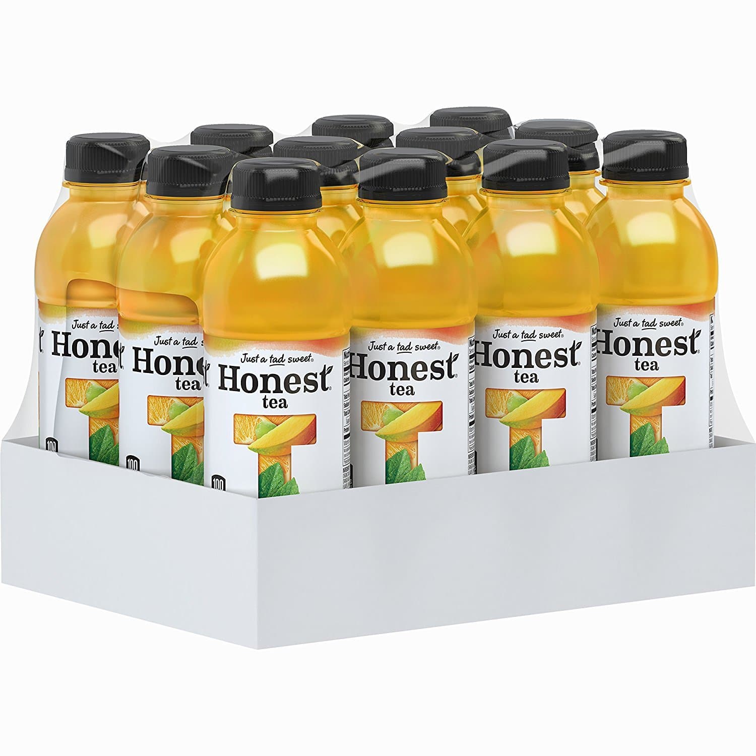 Honest Tea (Organic Orange Mango Herbal Tea, 16.9 Fl. Oz Bottle, 12 Pack)