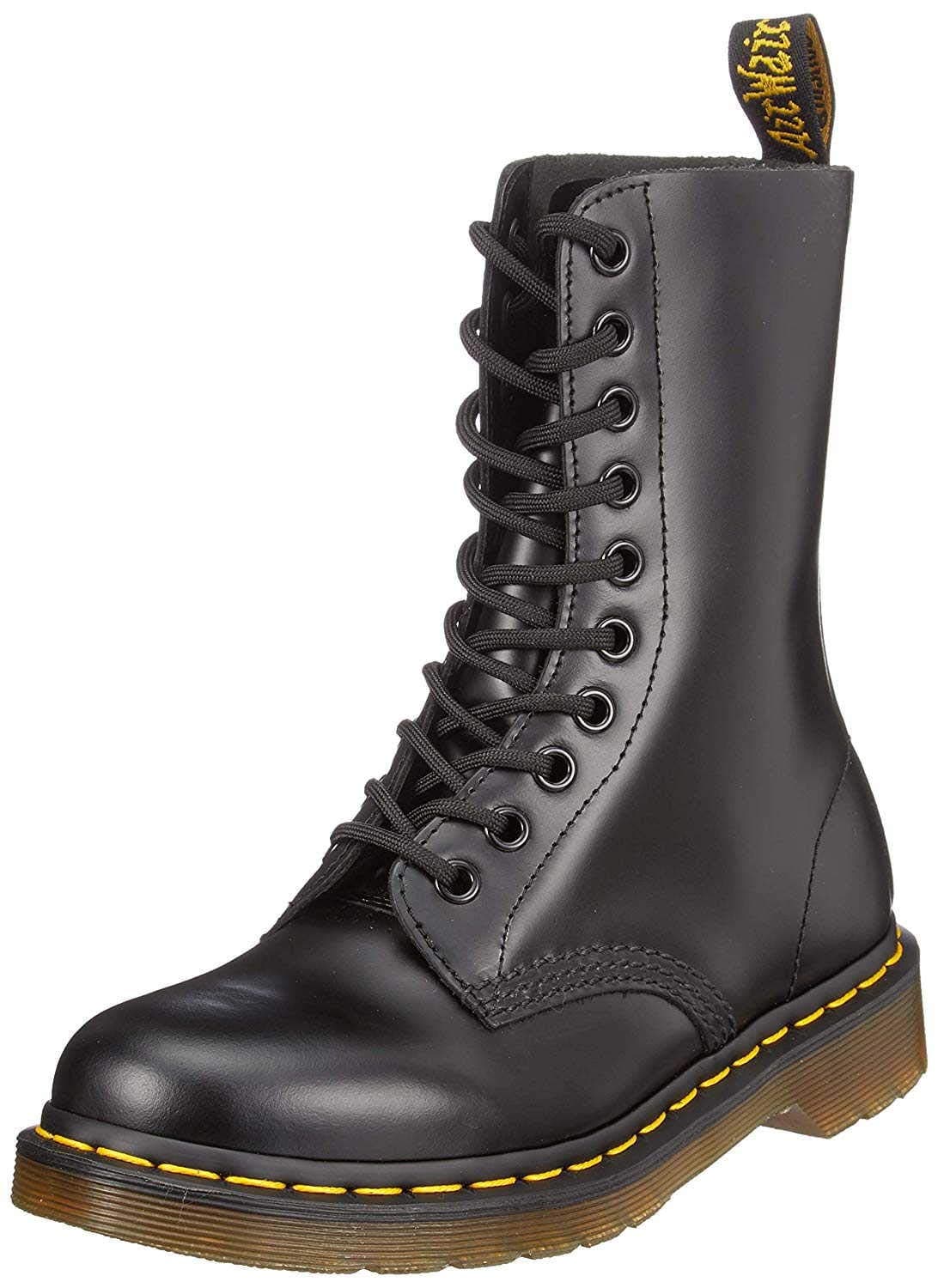 Dr. Marten's 1490 Smooth, Unisex-Adult Lace-Up Boots, Black (Black), 6 UK (39 EU)