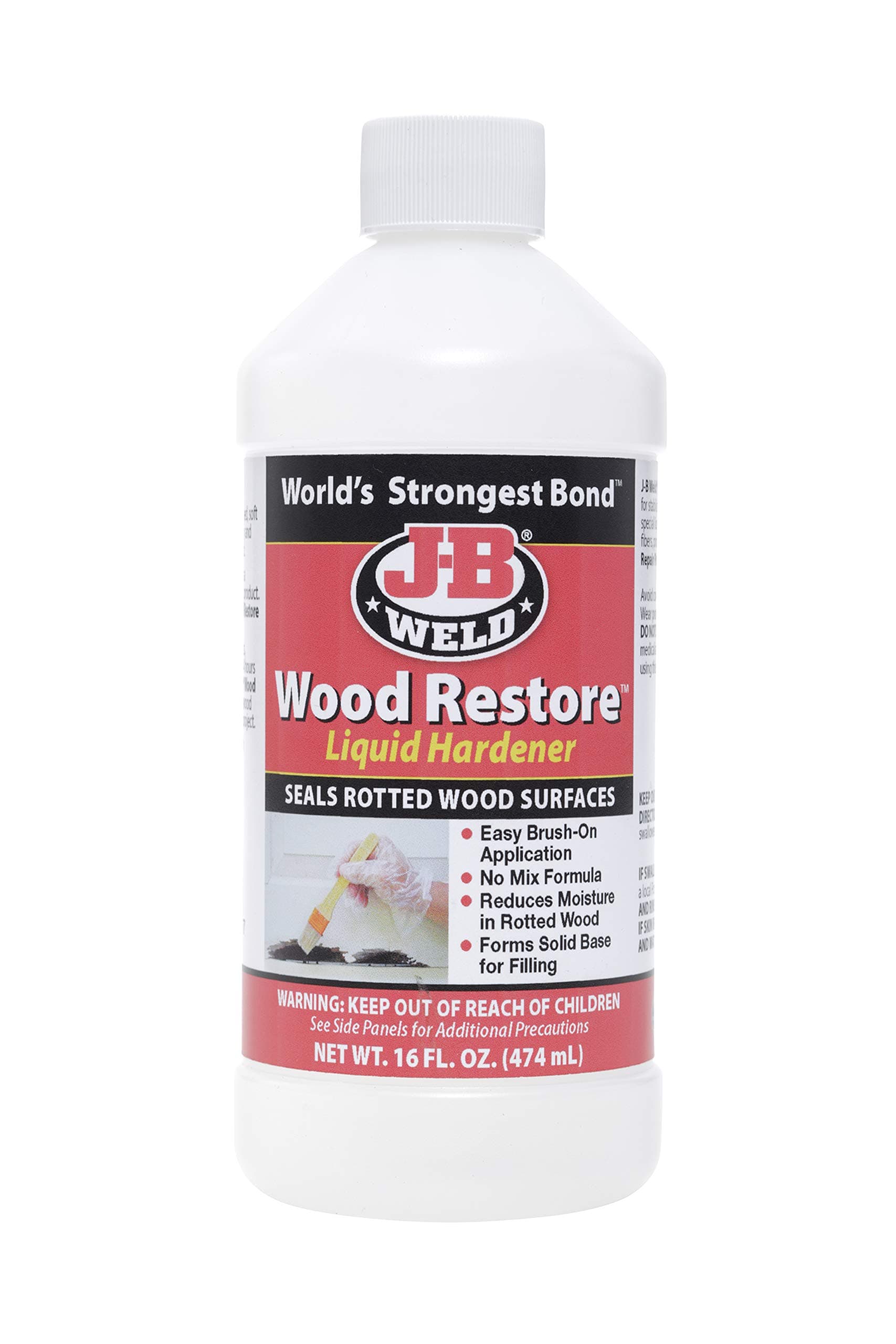 J-B Weld 40001 Wood Restore Liquid Hardener - 1 Pint