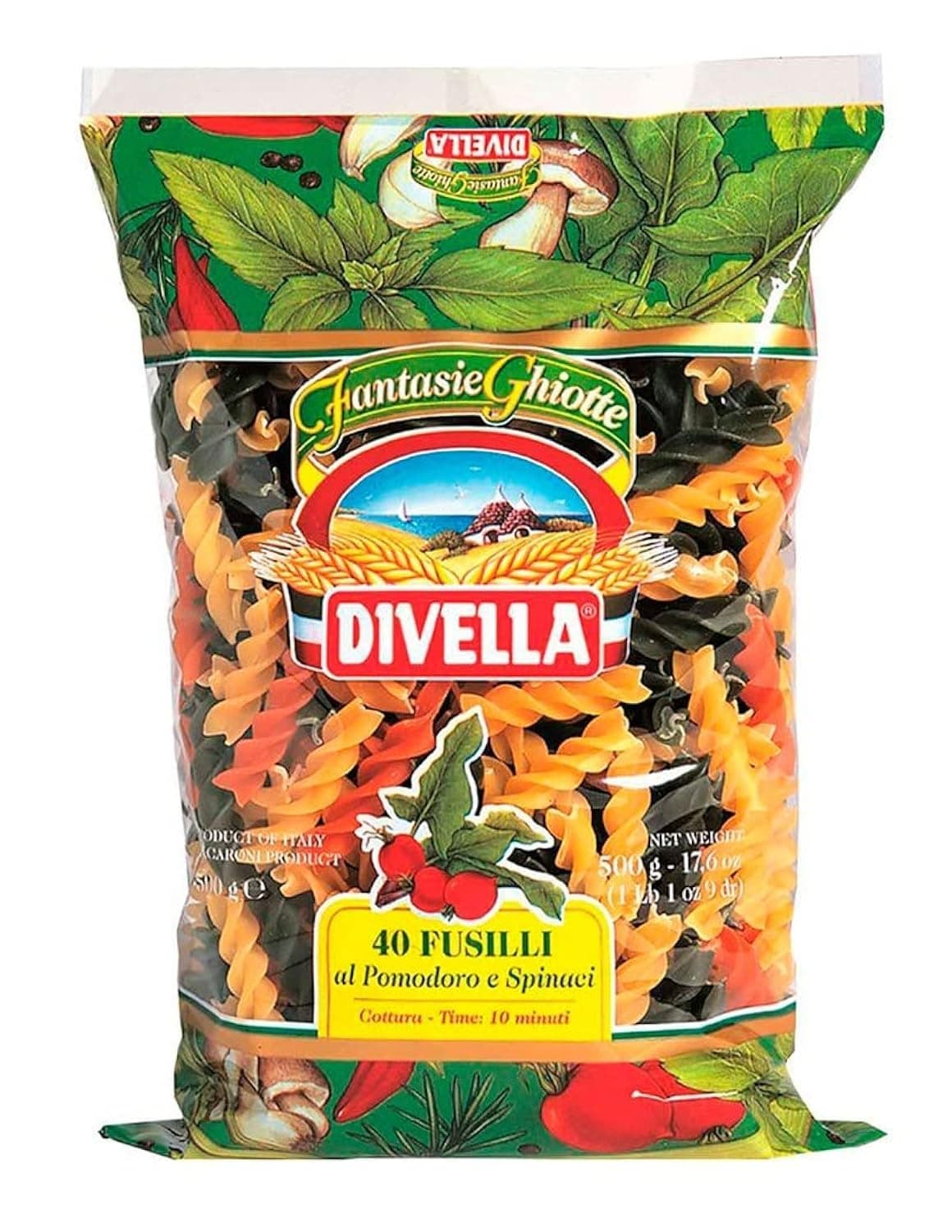 Fusilli Tricolor Pasta, 500 gm