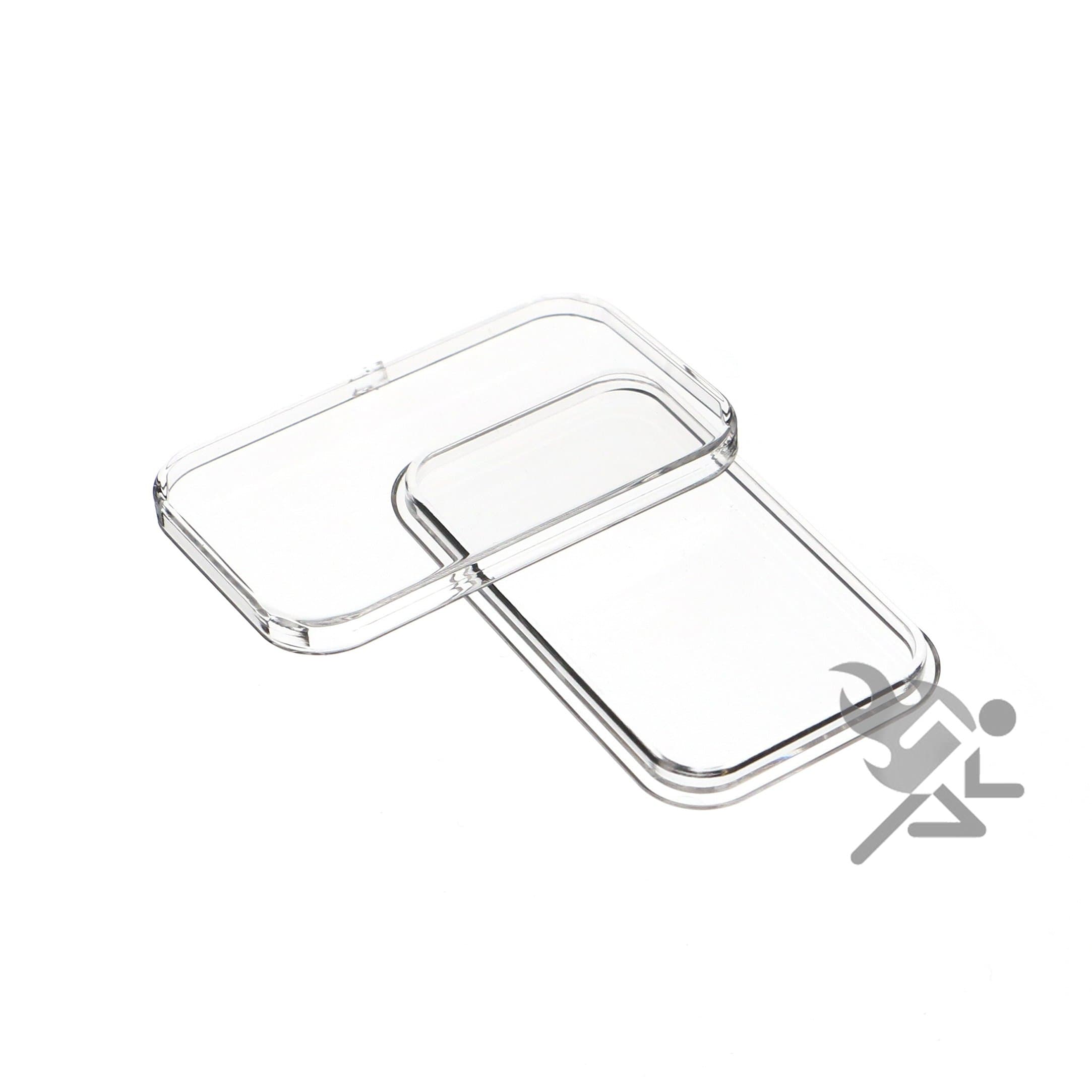 Air-Tite (50) Bar Direct Fit Coin Holder Capsules for 1oz Silver Bar One Troy Ounce Bar