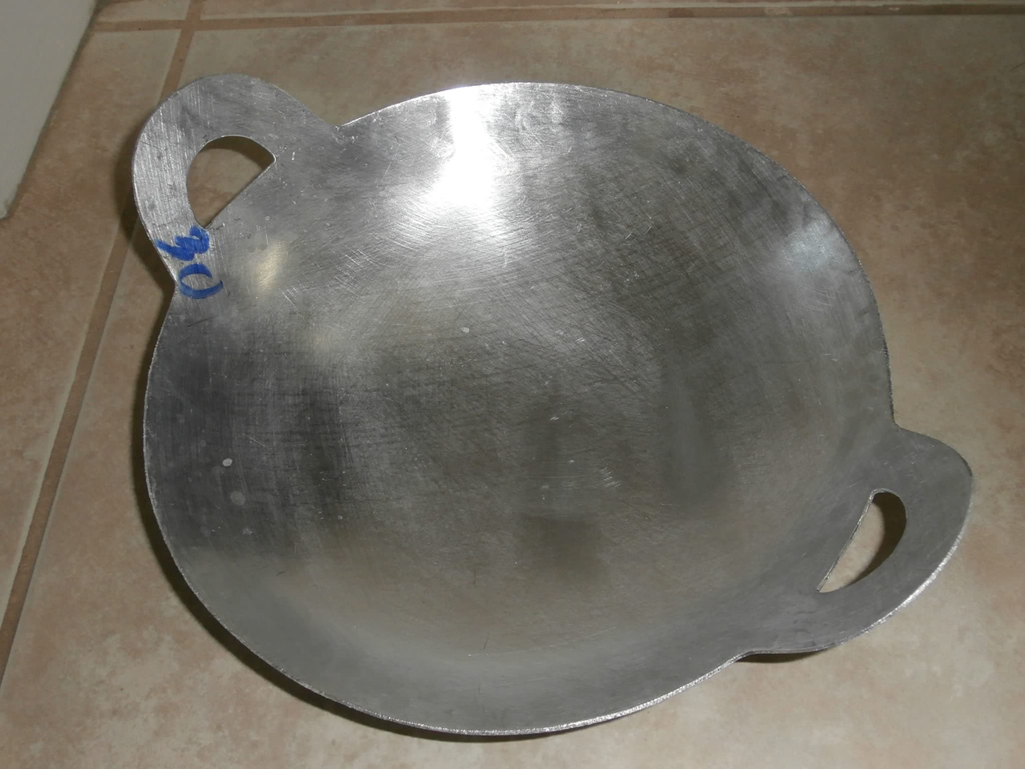 Aluminum Vietnamese Pancake Wok 9.5" (Cho chin bnh xo)