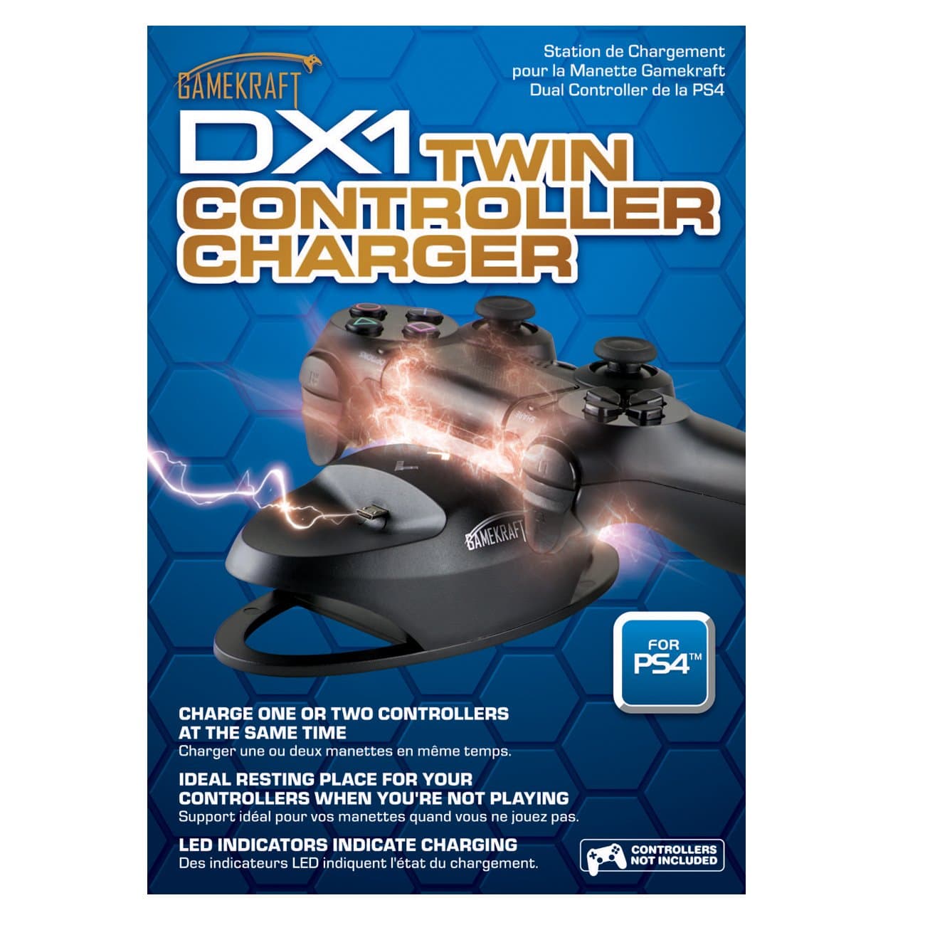 Gamekraft DX1 Dual Controller Charging Dock (PS4)