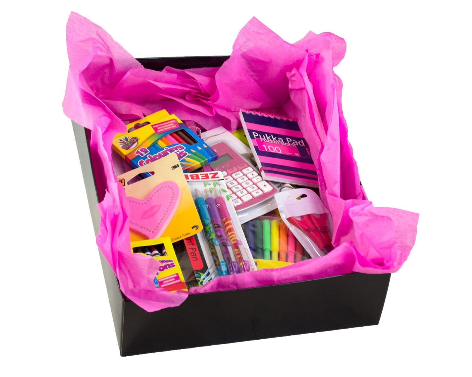 Junior childs stationery gift pack - pink or blue themed