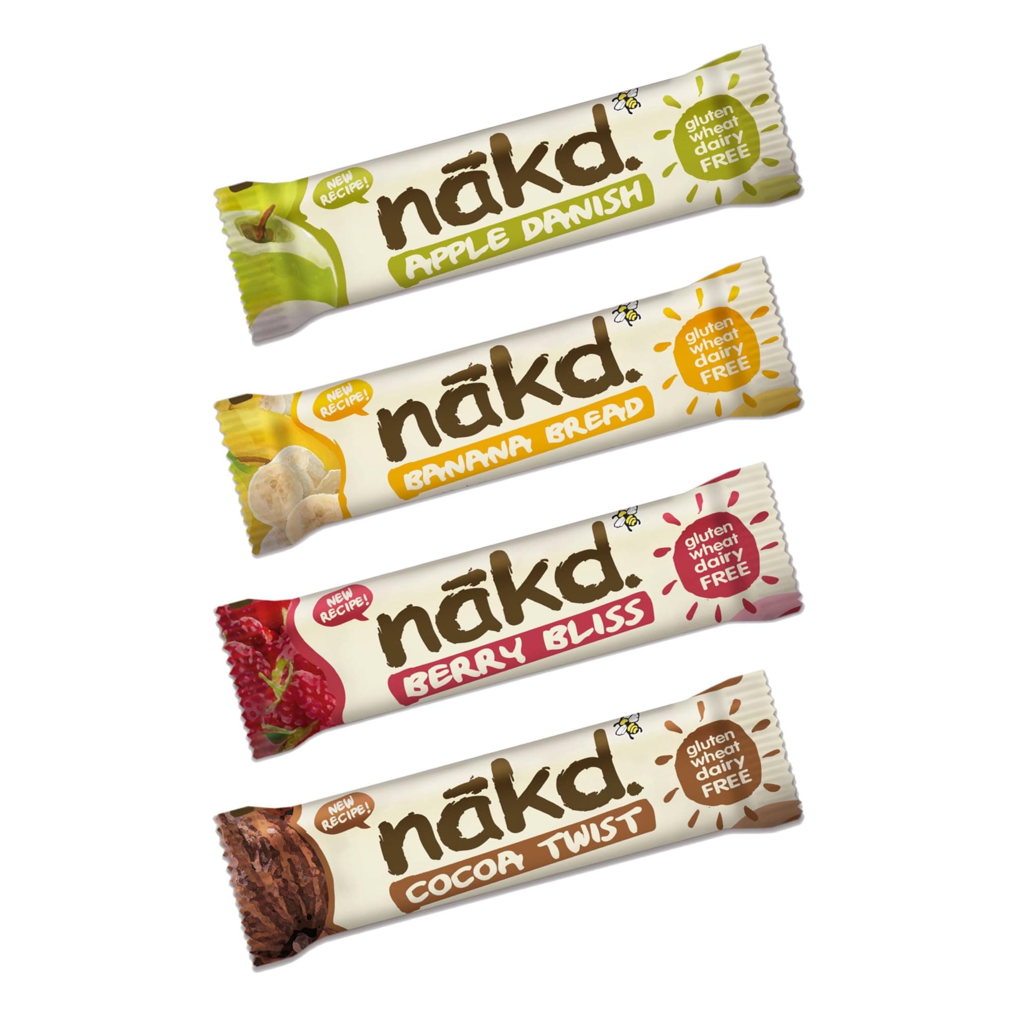 Nakd Oatie Variety Pack - Vegan - Healthy Snack - Gluten Free - 35g x 18 bars