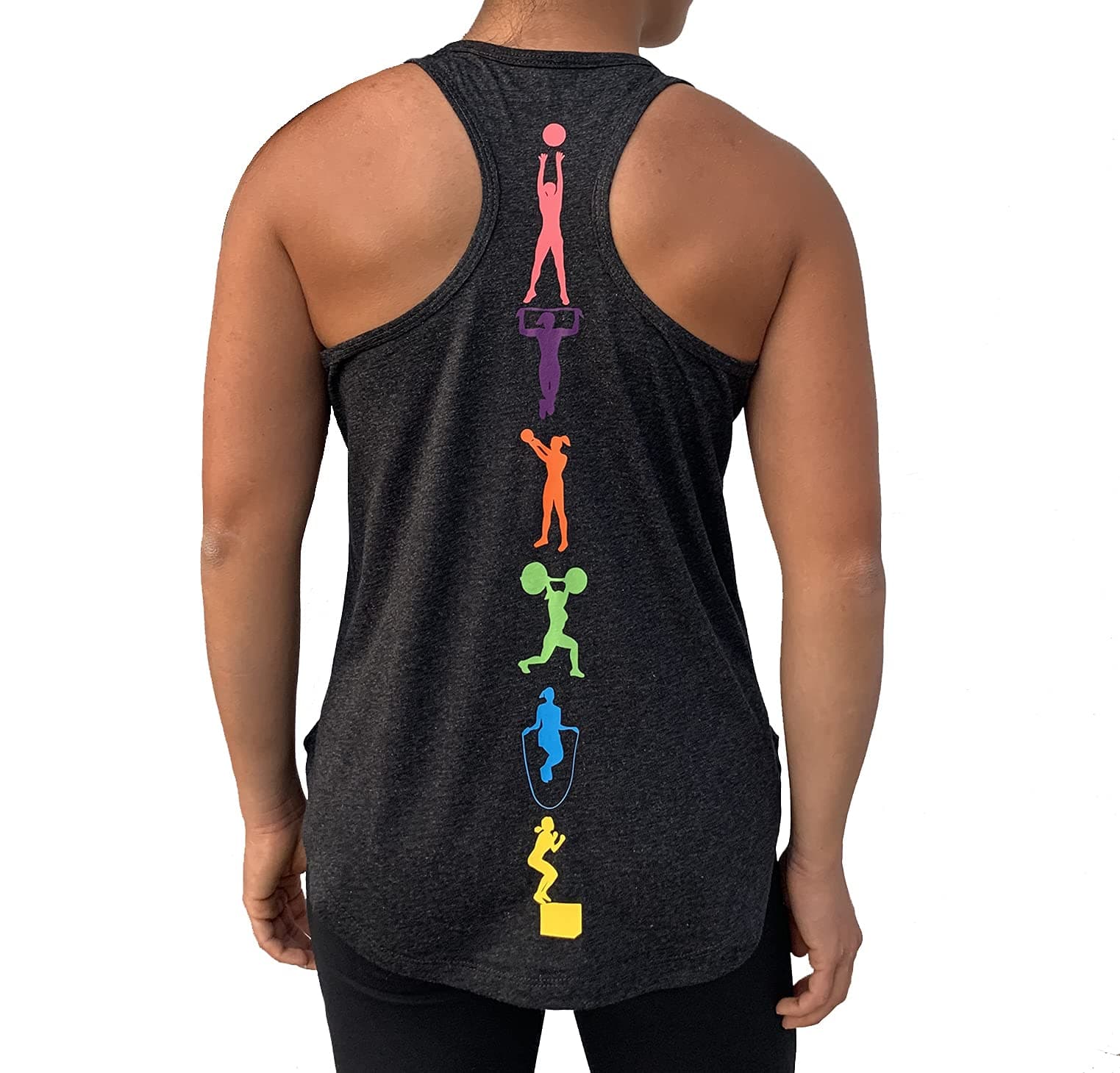 SoRockWomen's Colorful Workout Lifting Fitness Moves Burnout or Tri Blend Tank Top